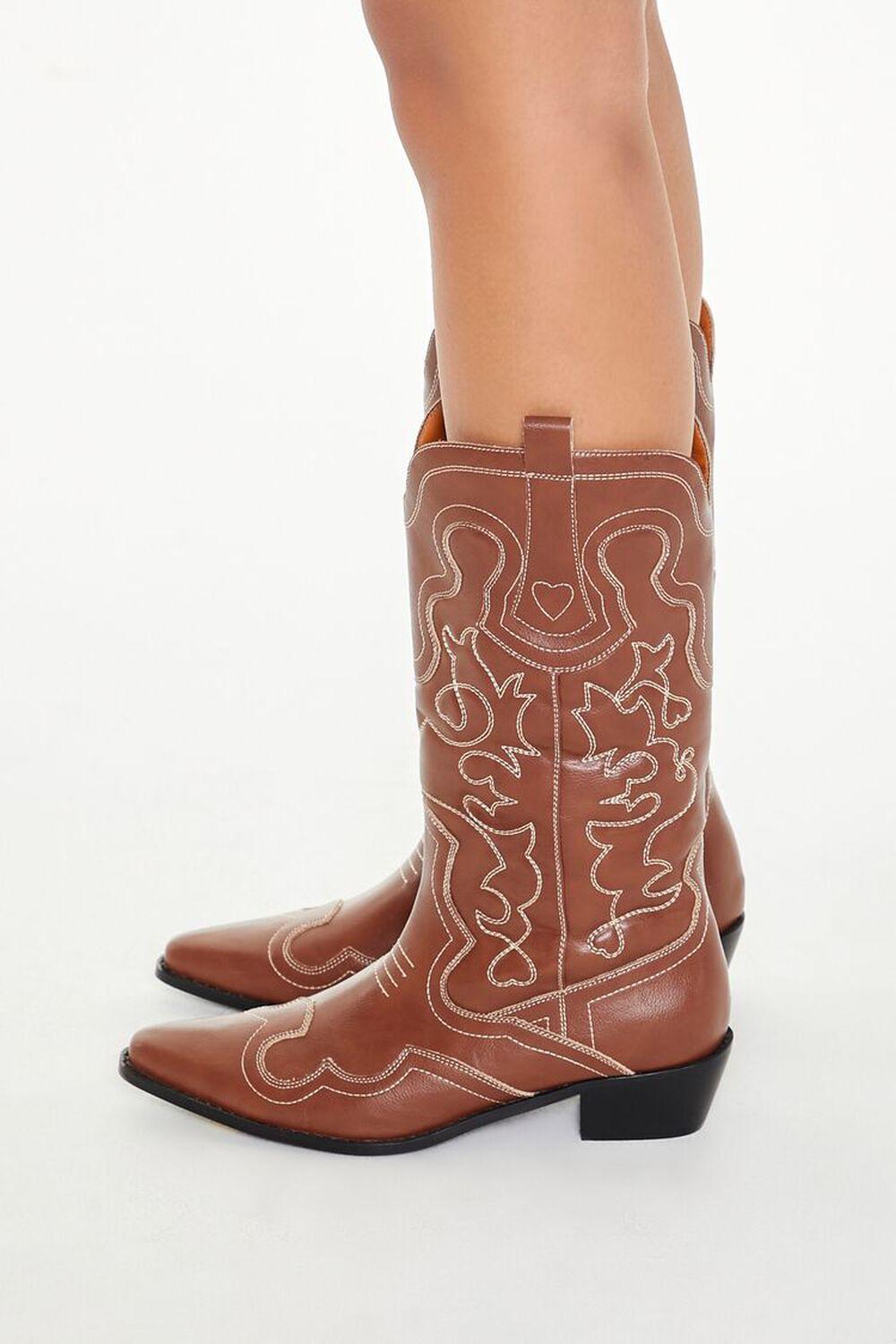 Embroidered Western Cowboy Boots | Forever 21 Product Image
