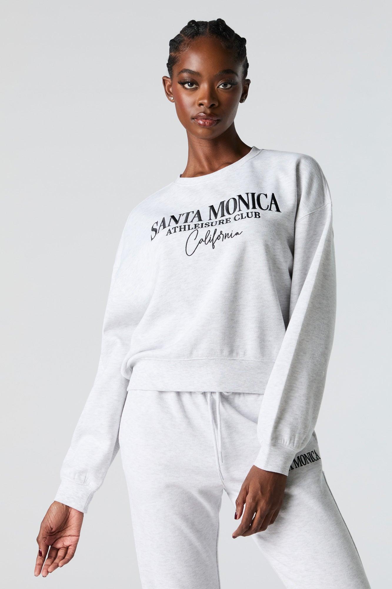 Destination Twill Embroidered Fleece Sweatshirt Female Product Image