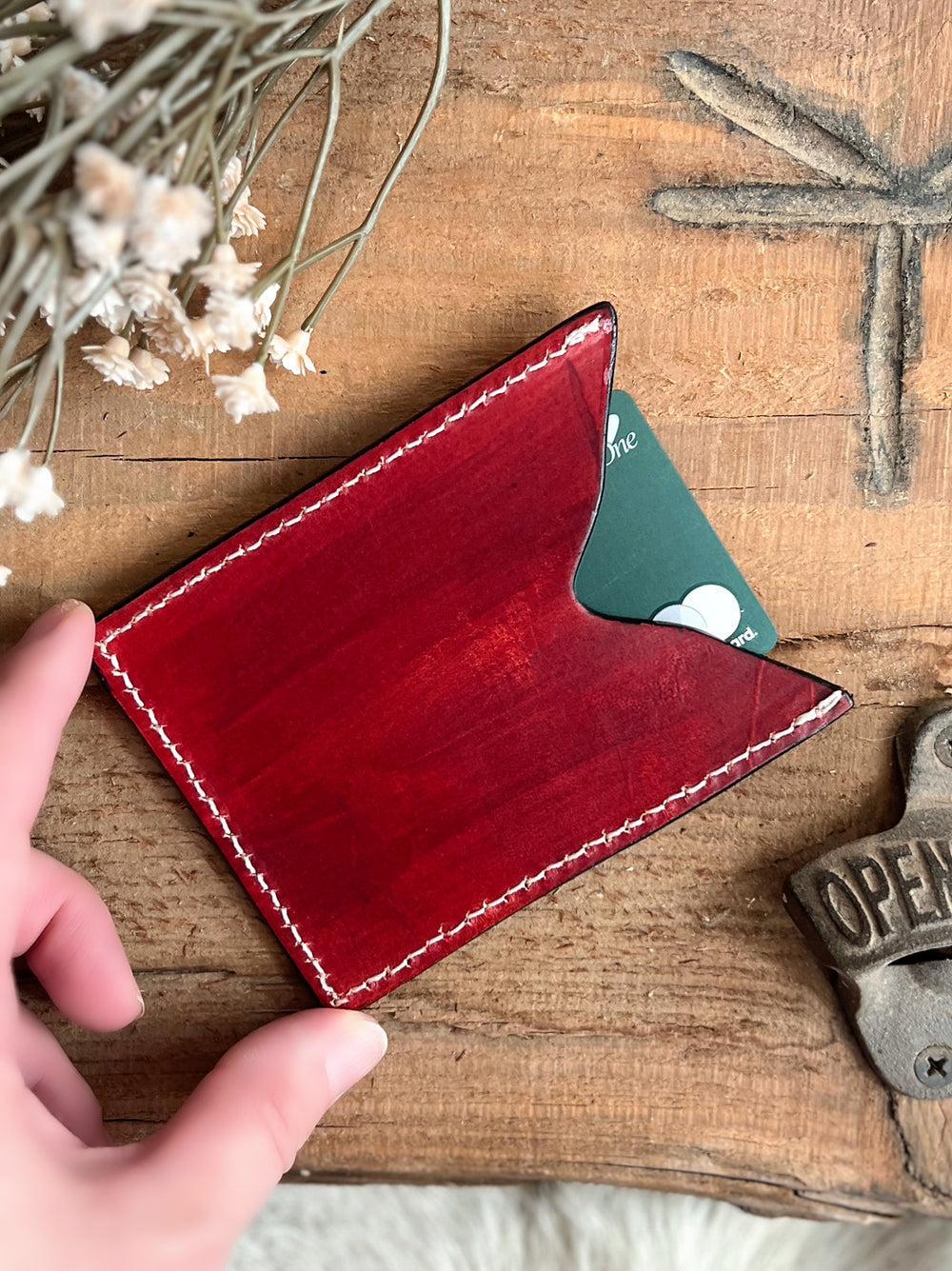 American Darling Tooled Leather Card Holder Product Image