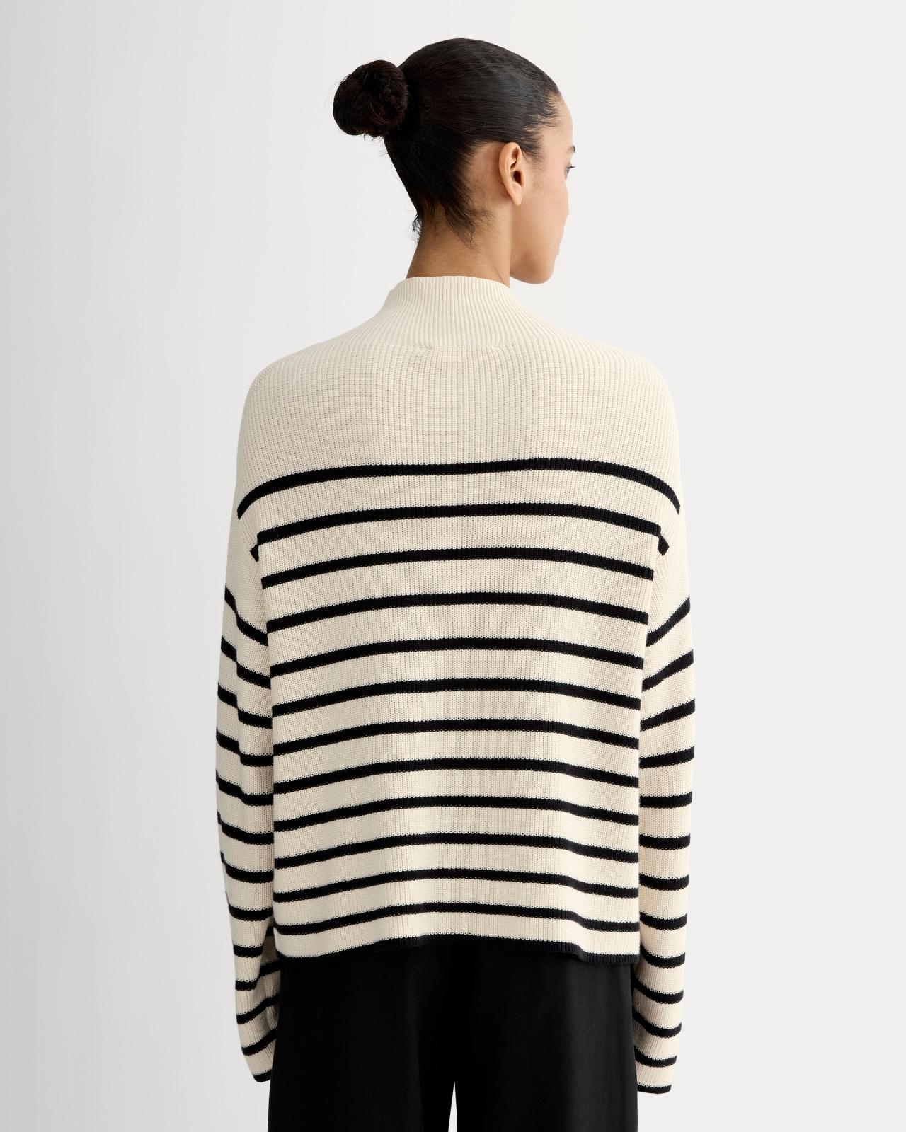 The Slouchy Funnel Neck in Everyday Cotton Product Image