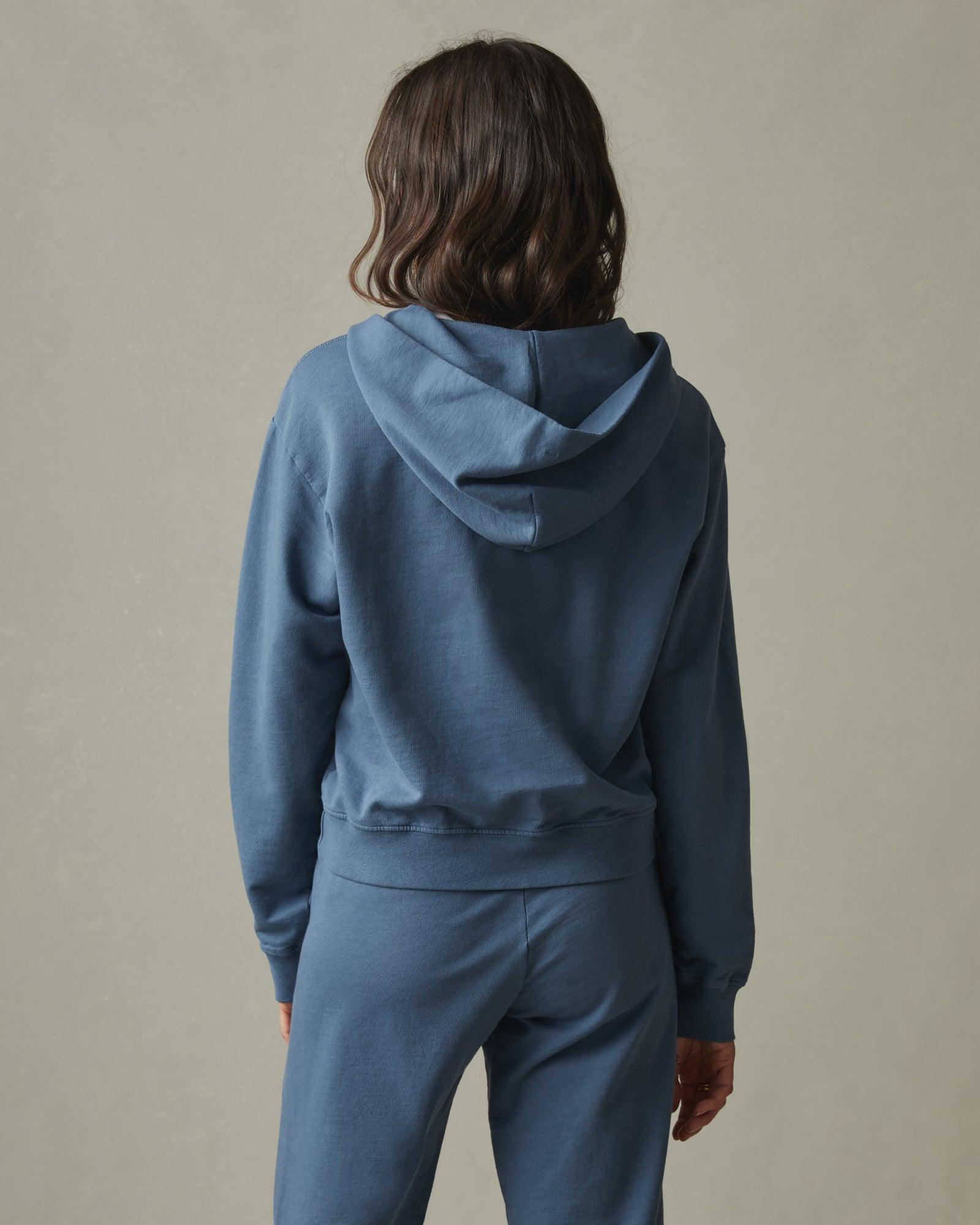 Women's French Terry Half Zip Hoodie - Monsoon Female Product Image