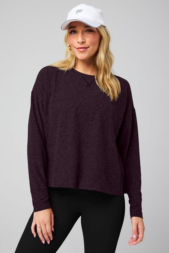 Cloud Jersey Boxy Long-Sleeve Top Product Image