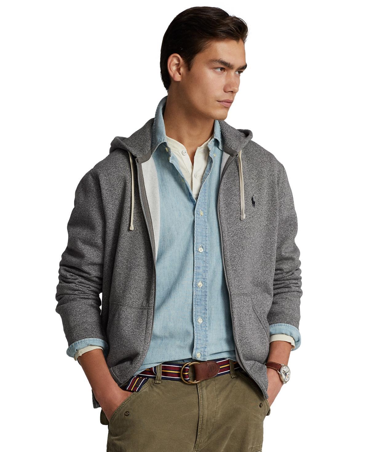 Polo Ralph Lauren Men's Zip Front Fleece Hoodie in Cruise Navy at Nordstrom, Size X-Large Product Image