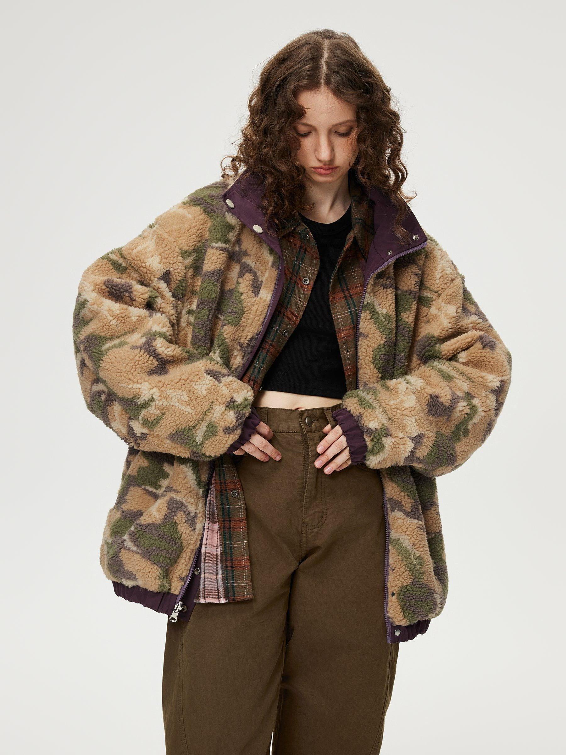 Aelfric Eden Camouflage Reversible Sherpa Jacket Product Image