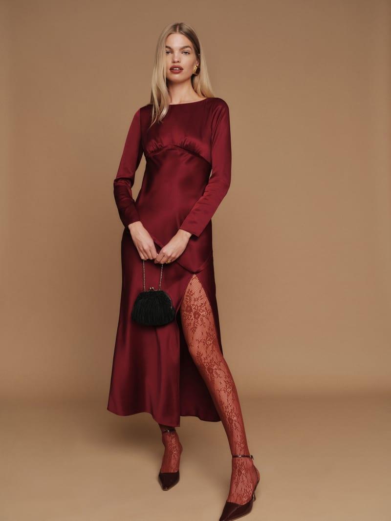 Naila Satin Dress Product Image
