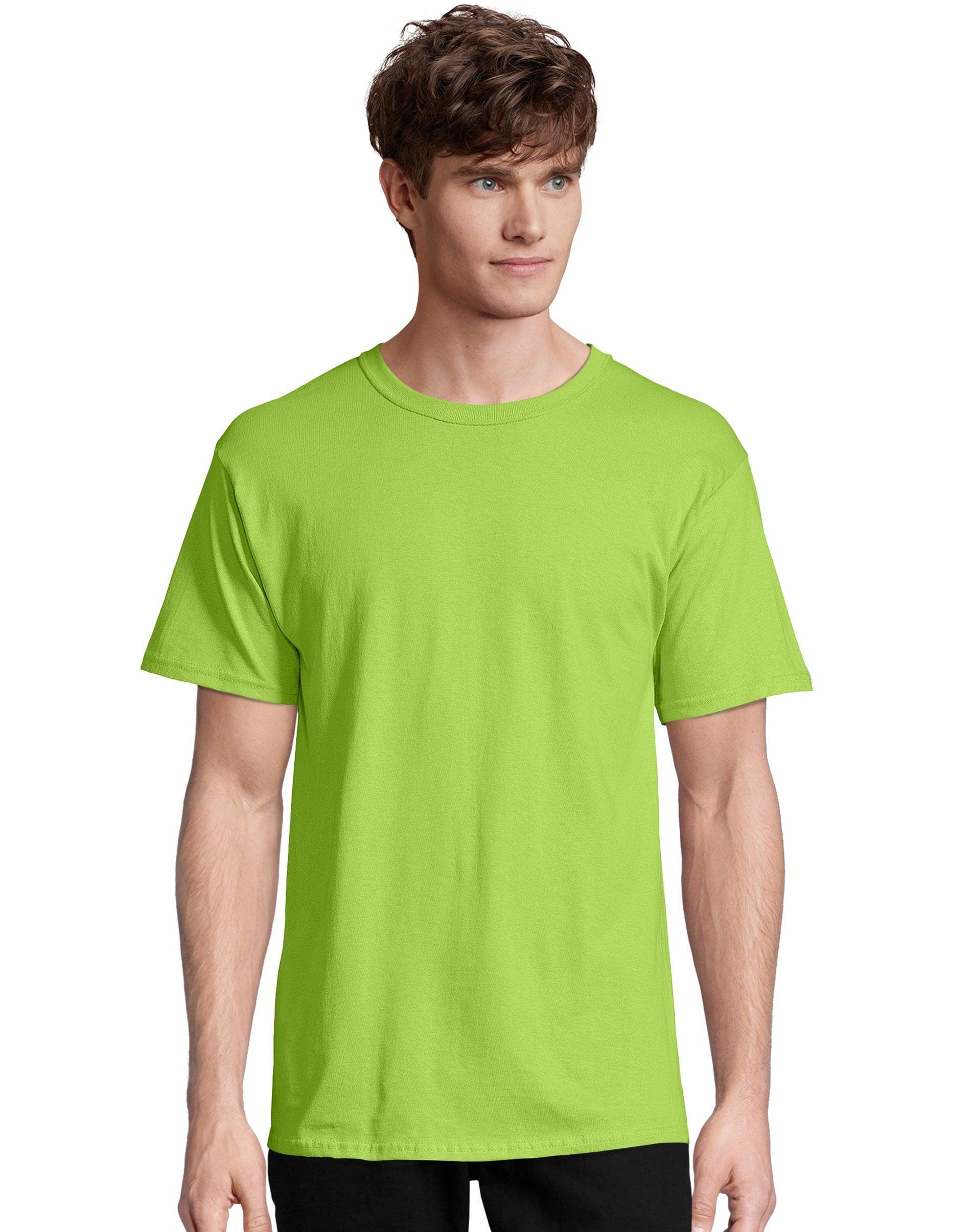 Men's Hanes® Essentials 4-Pack Cotton T-Shirt, Size: XL, Blue Product Image