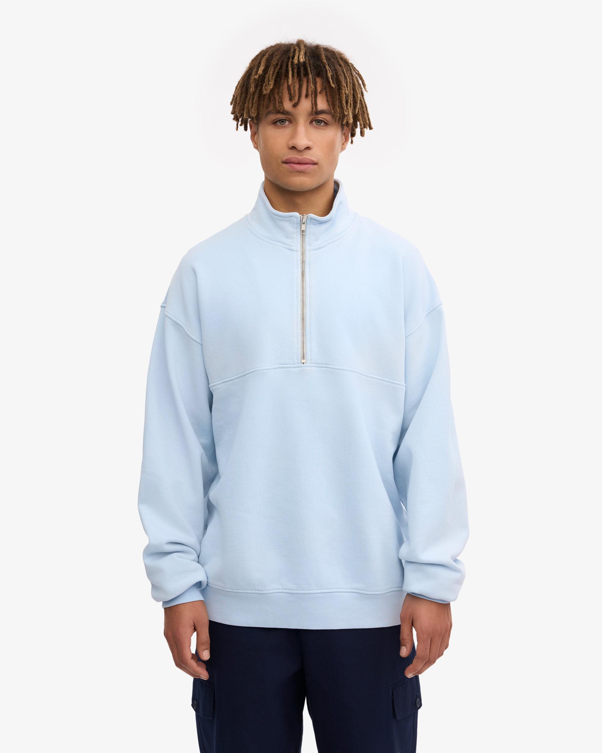 Organic Quarter Zip - Polar Blue Product Image
