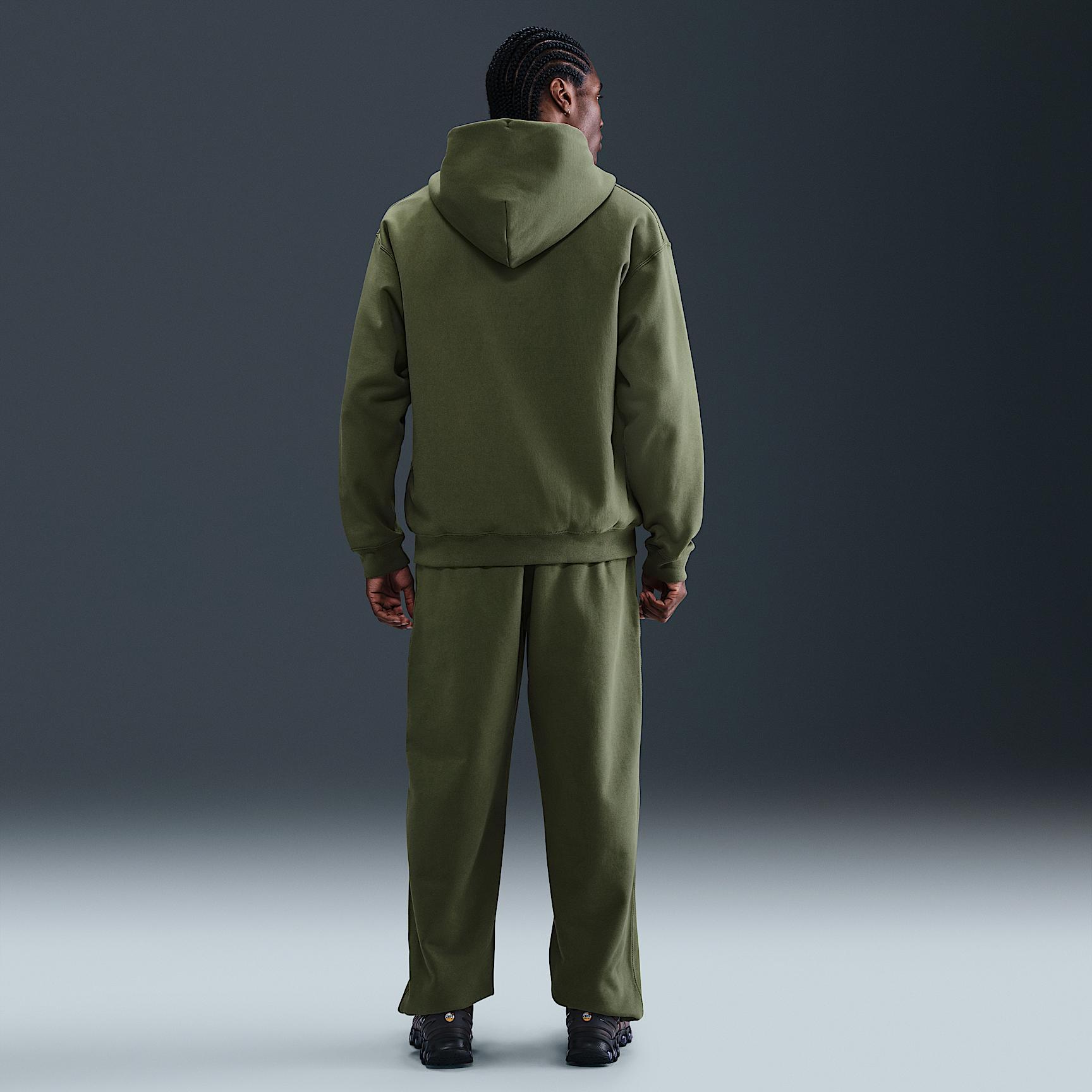 Nike Solo Swoosh Men's Full-Zip Fleece Hoodie Product Image