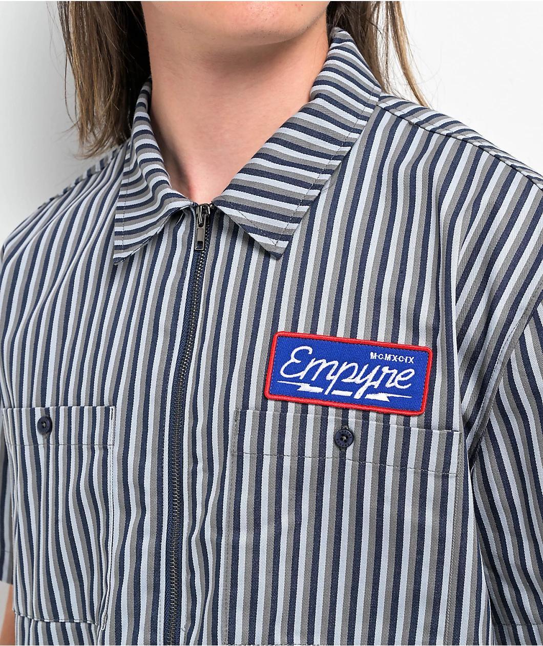 Empyre Glen Blue Stripe Work Shirt Product Image