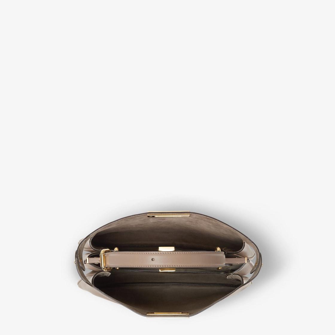 Peekaboo Soft MediumDove gray leather bag Product Image