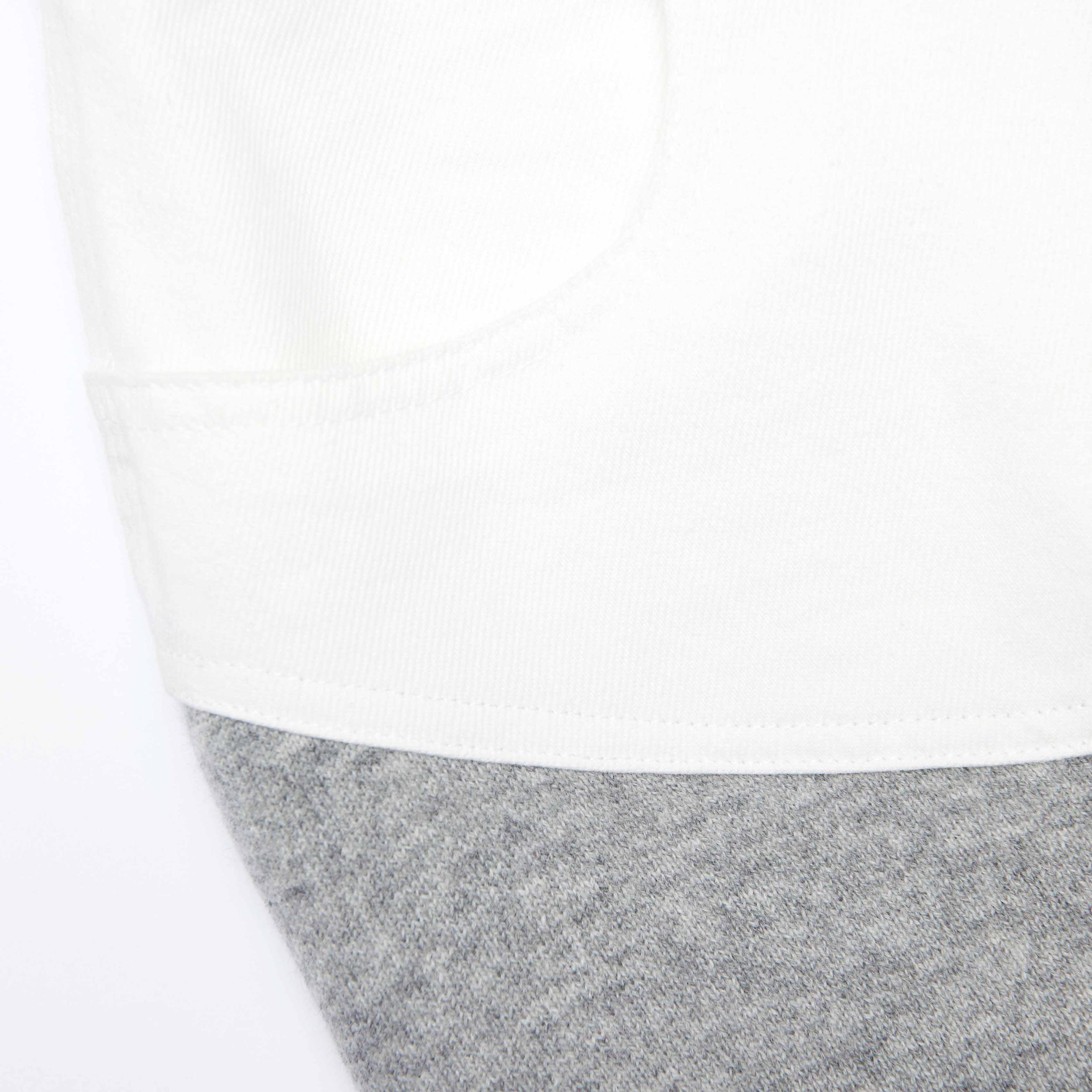 Grey Short Sleeve Knit Top Product Image