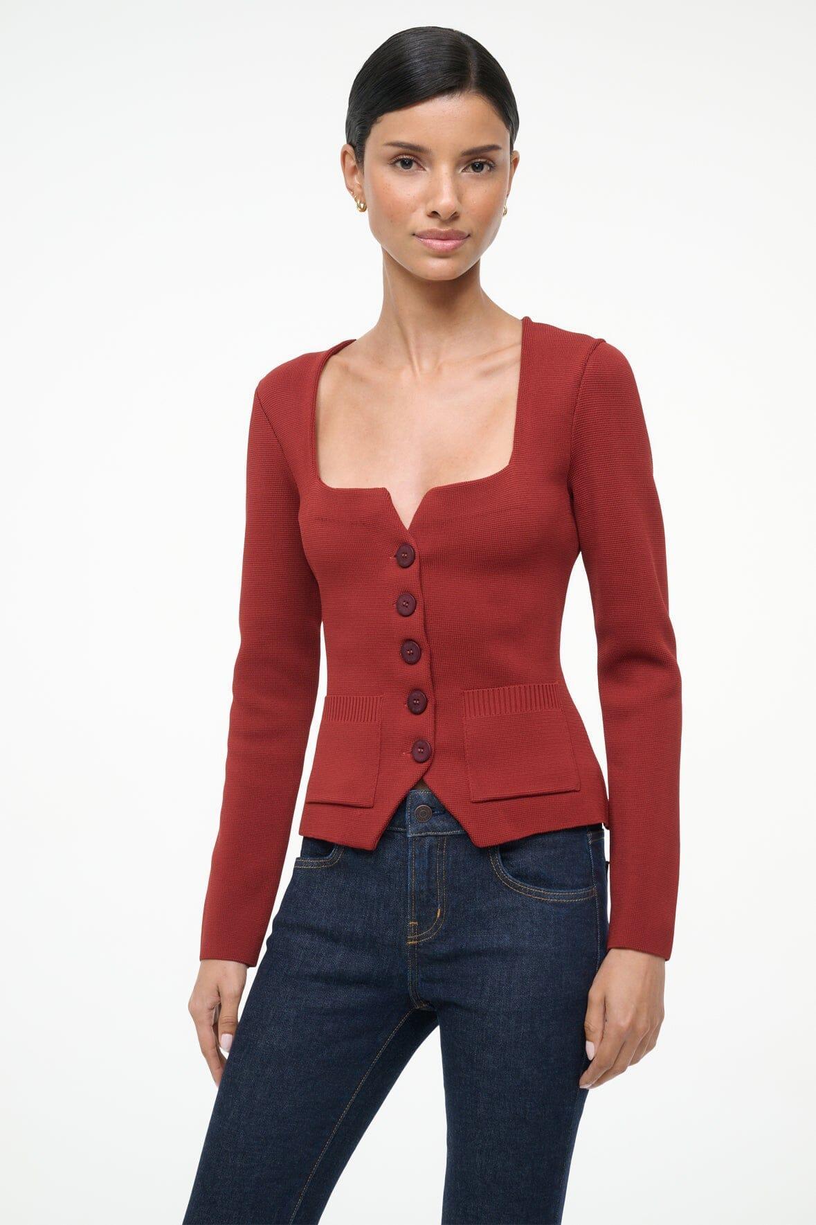RACHELA TOP | SANGRIA Product Image