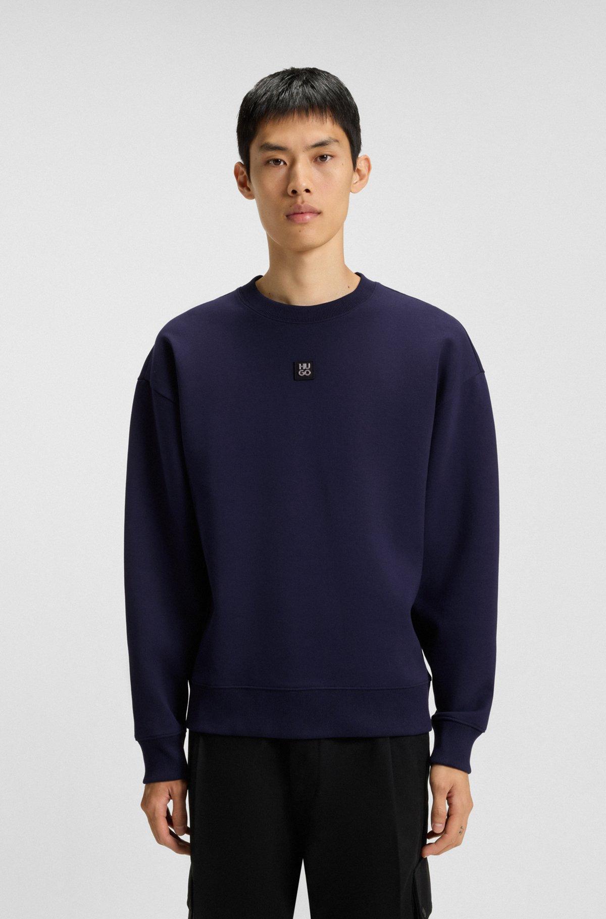 Sweatshirt with stacked-logo badge Product Image