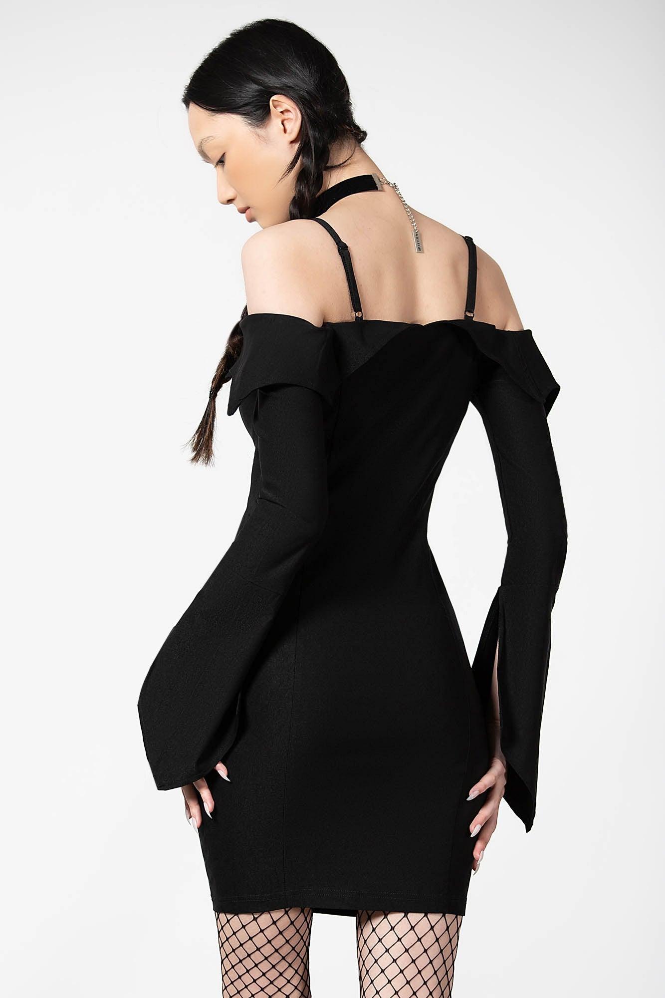 Demelza Bardot Zip Dress - Resurrect Female Product Image