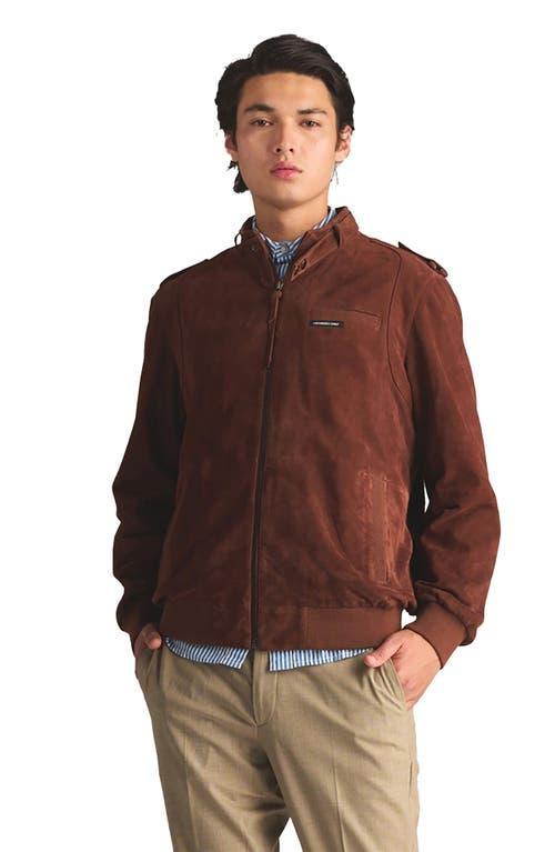 Members Only Men's Soft Suede Iconic Jacket in Black at Nordstrom, Size Medium Product Image