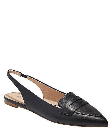 Jack Rogers Pennie Sling Back Ballet Leather Flats Product Image