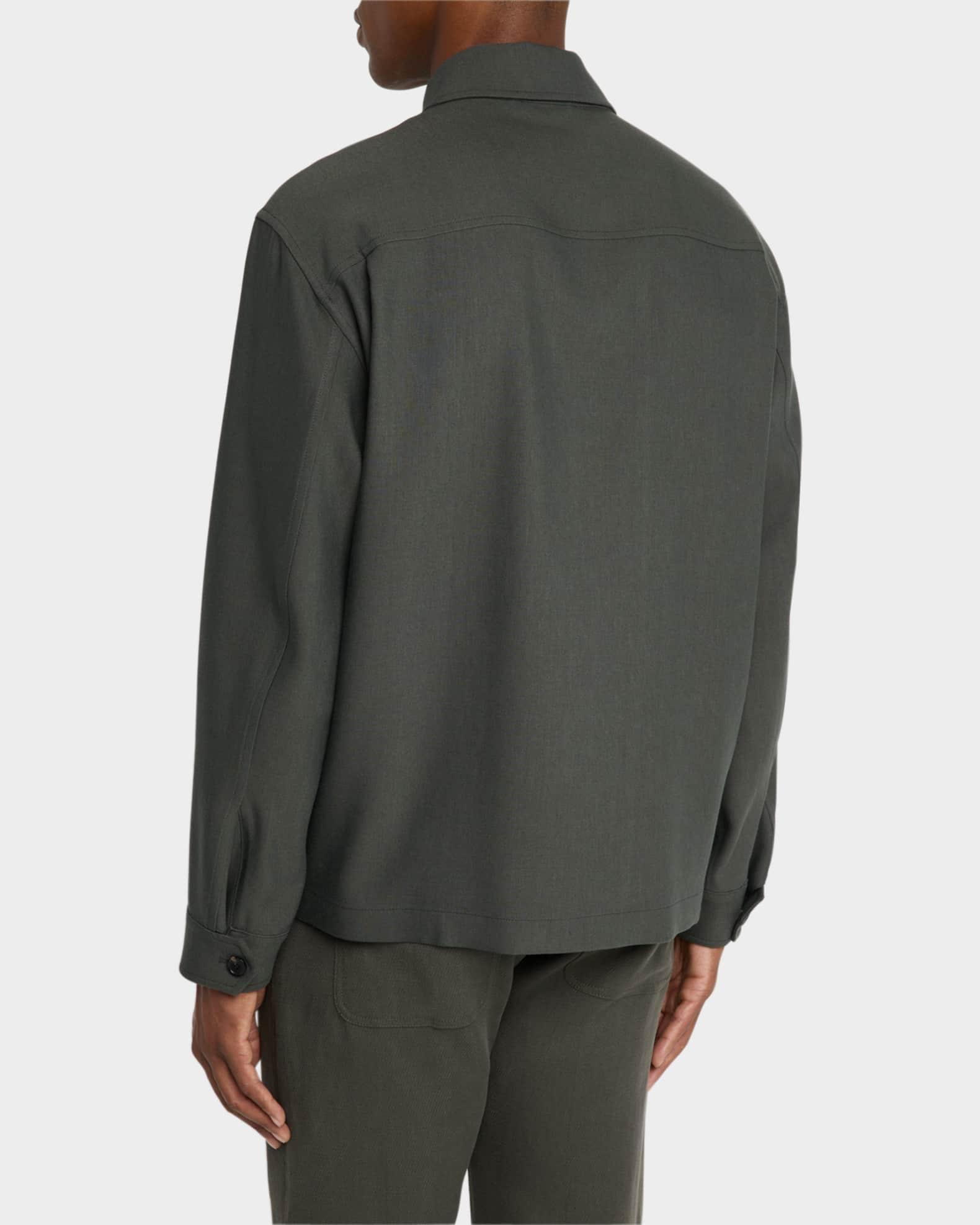 Men's Alfred Linen and Mohair Overshirt Product Image