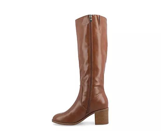 Journee Tru Comfort Foam™ Women's Romilly Calf Boots, Size: 6.5, Black Product Image
