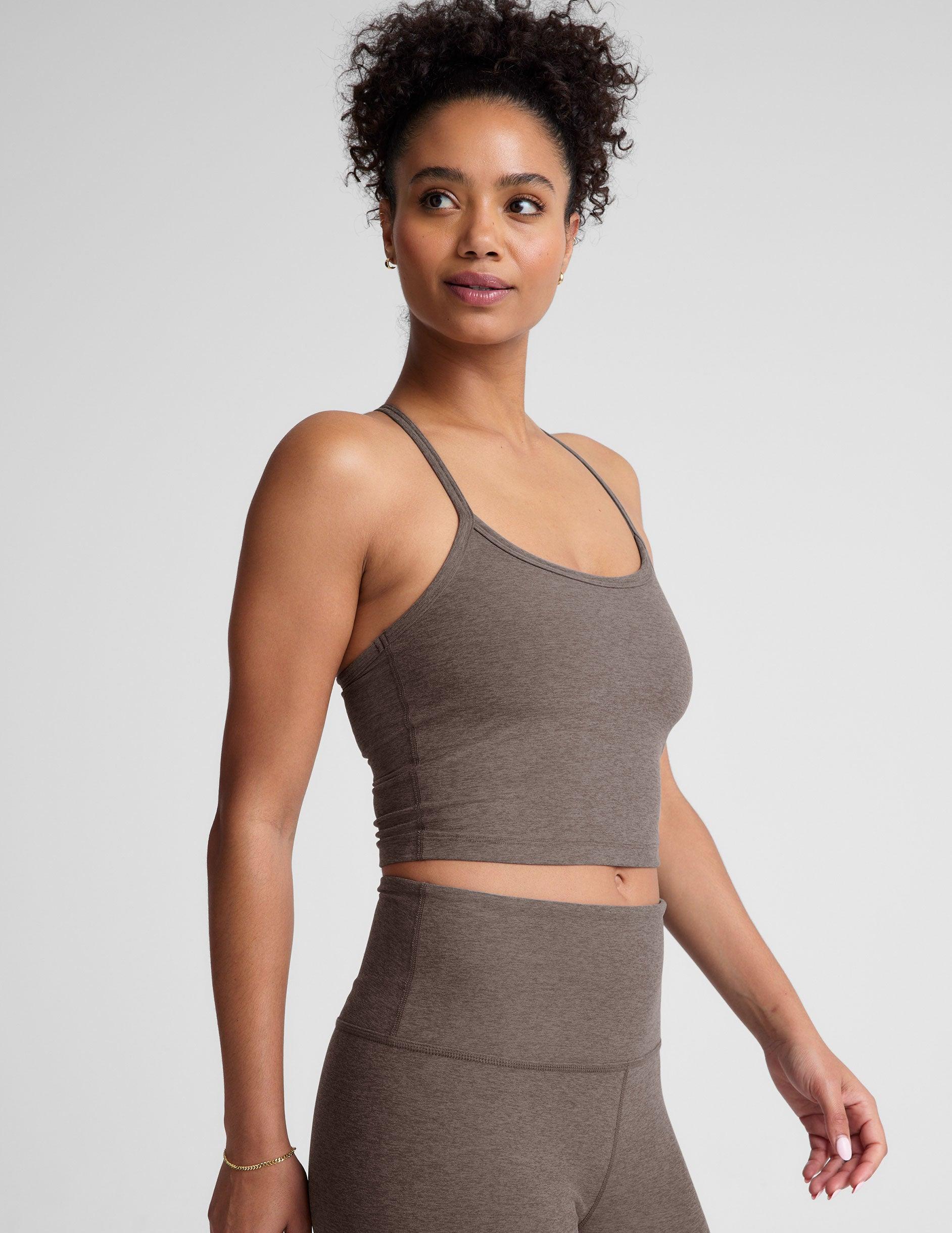 Spacedye Slim Racerback Cropped Tank Product Image