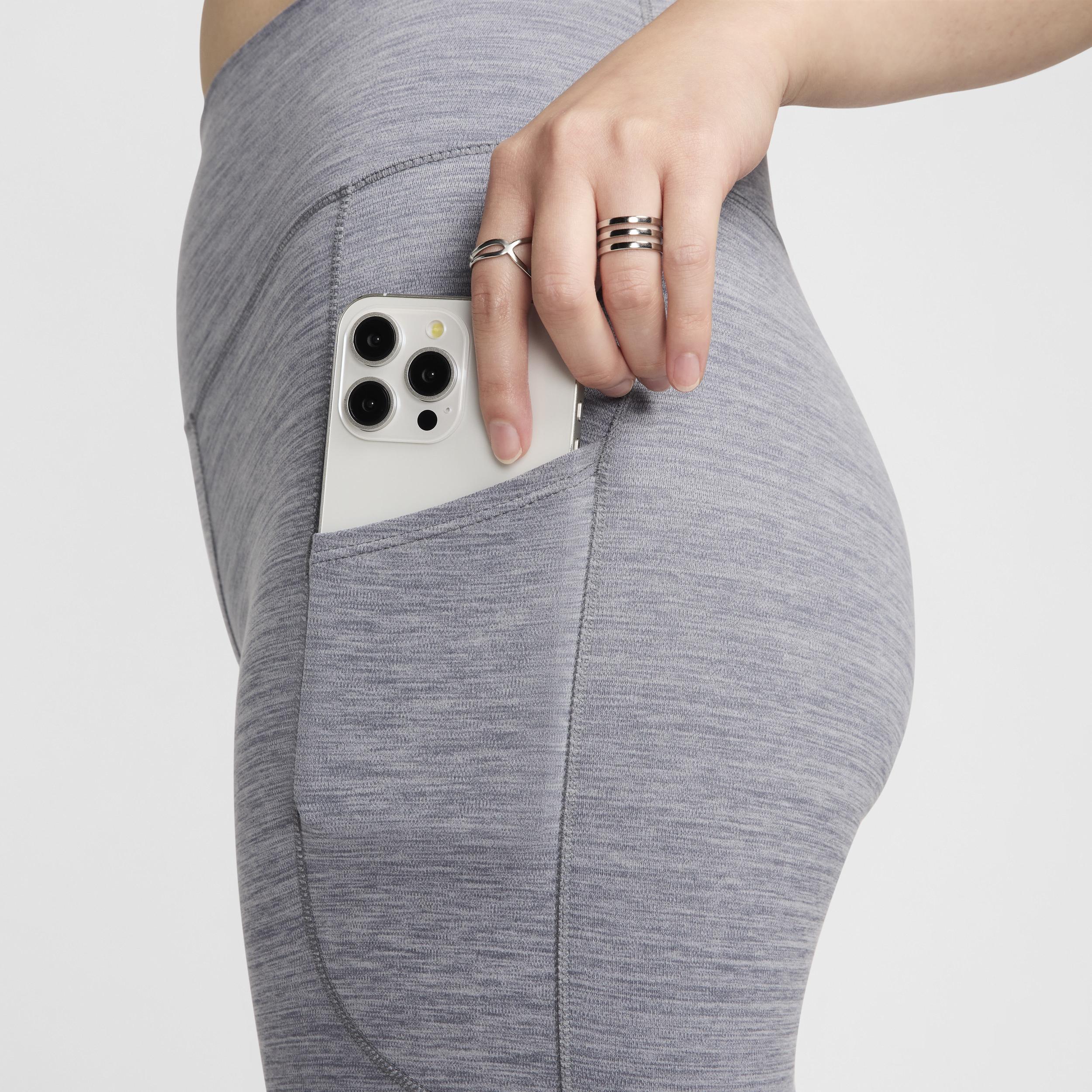 Nike Women's One High-Waisted 8" Biker Shorts with Pockets Product Image