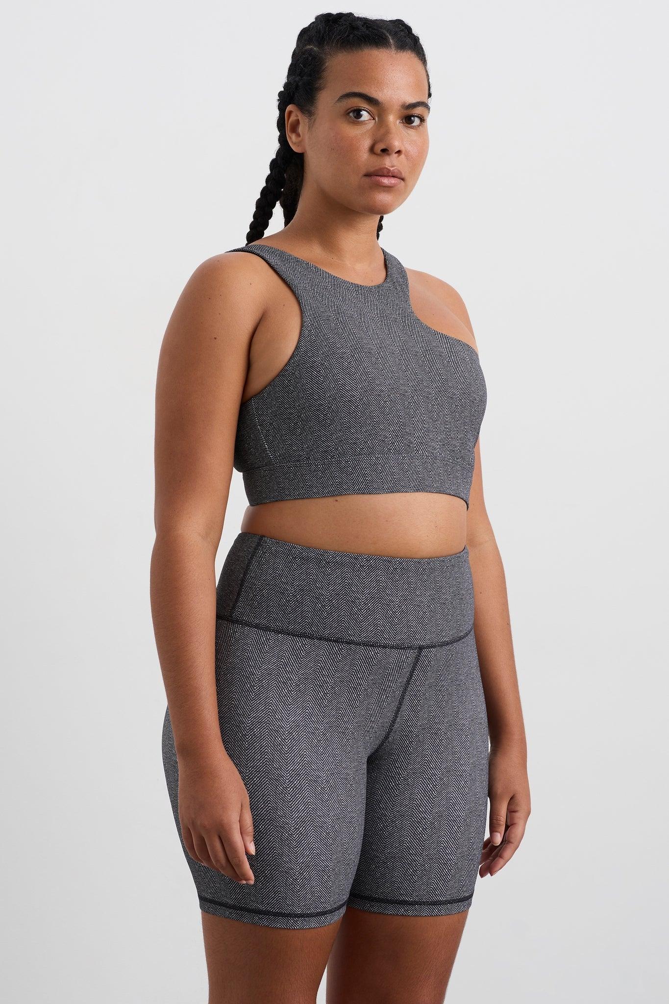 Asymmetric Racer Sports Bra 382 Product Image