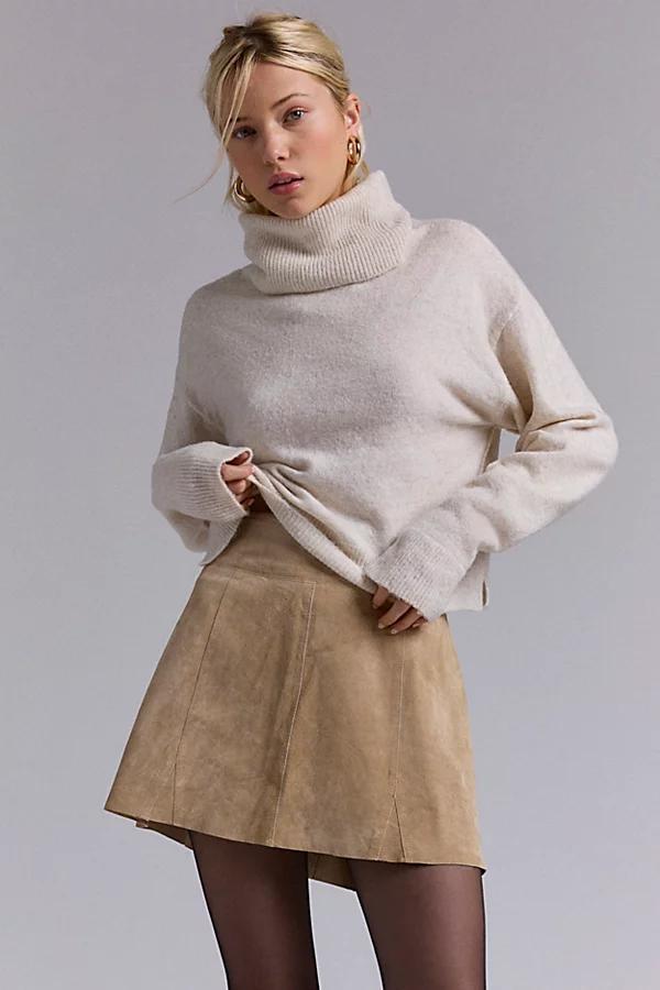Urban Renewal Remade Suede Mini Skirt Womens at Urban Outfitters Product Image