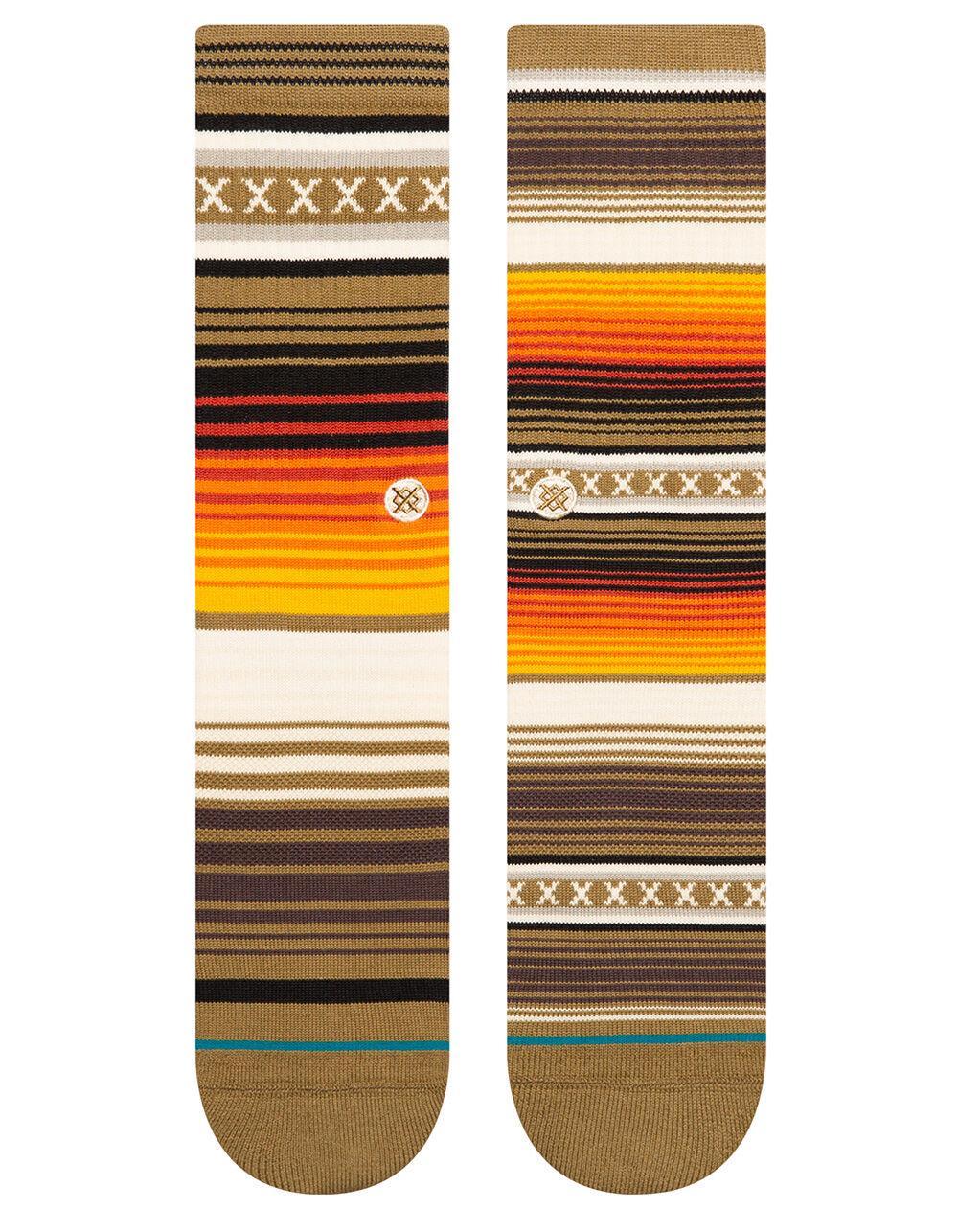 STANCE Curren Mens Crew Socks - BROWN COMBO Product Image