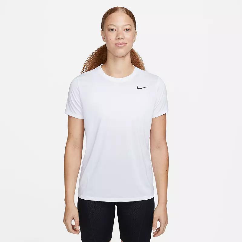 Women's Nike Dri-FIT Tee, Size: Medium, Tumbled Gray Product Image