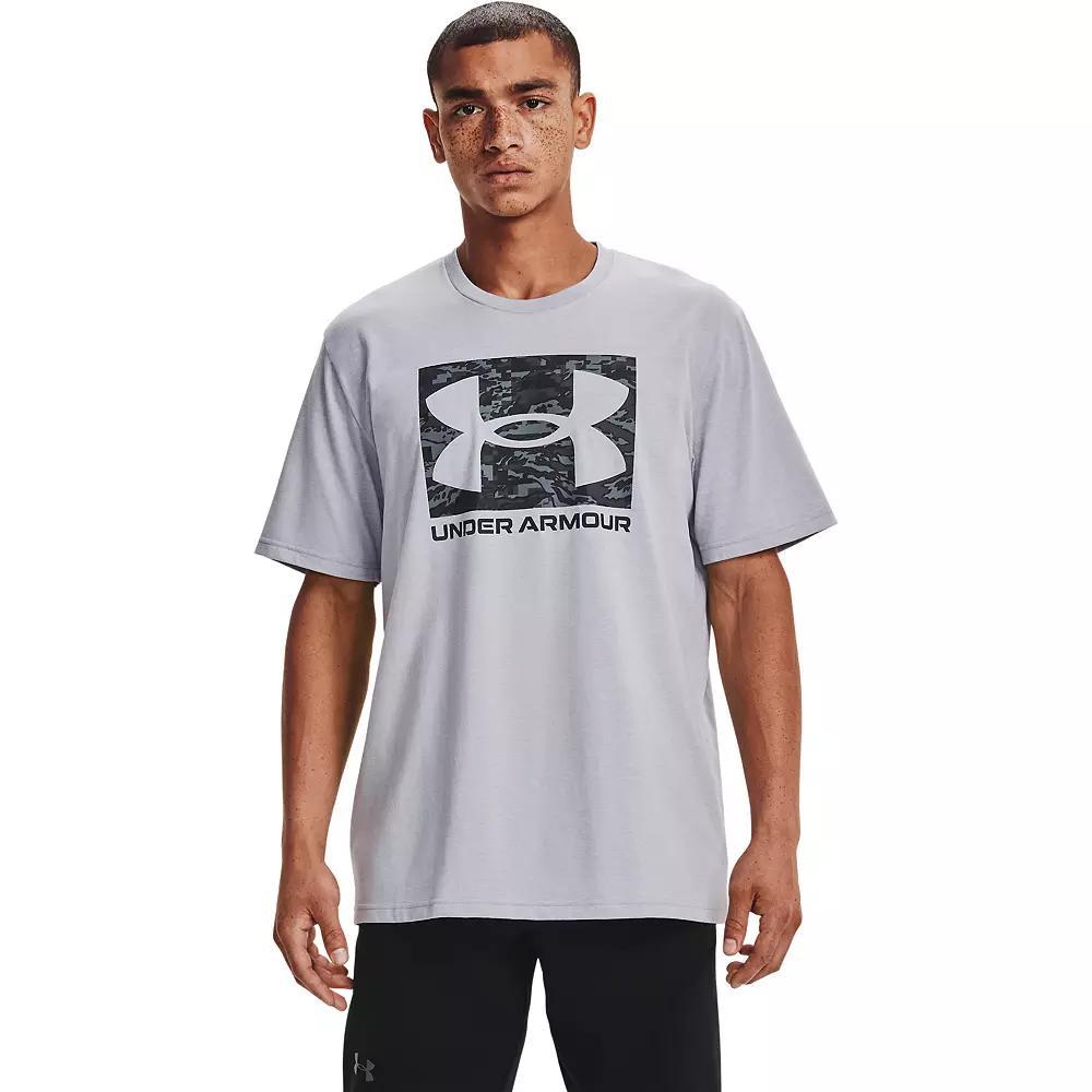 Big & Tall Under Armour Camo Boxed Logo Tee, Men's, Size: 3XL, Black Product Image