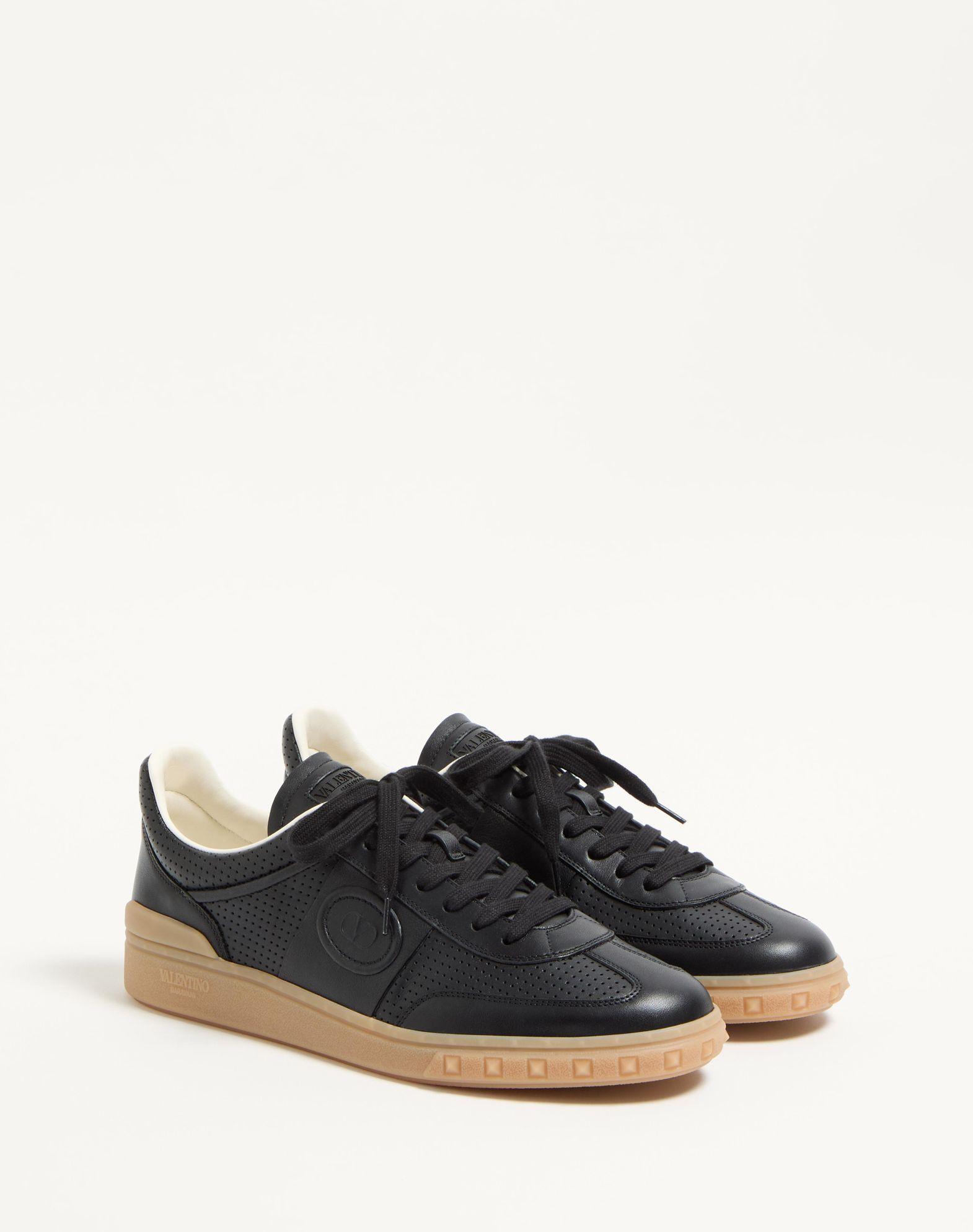 Upvillage Low-Top Sneaker In Perforated Nappa Leather Product Image