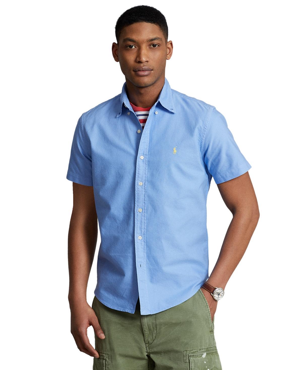 Mens Oxford Short-Sleeve Sport Shirt Product Image