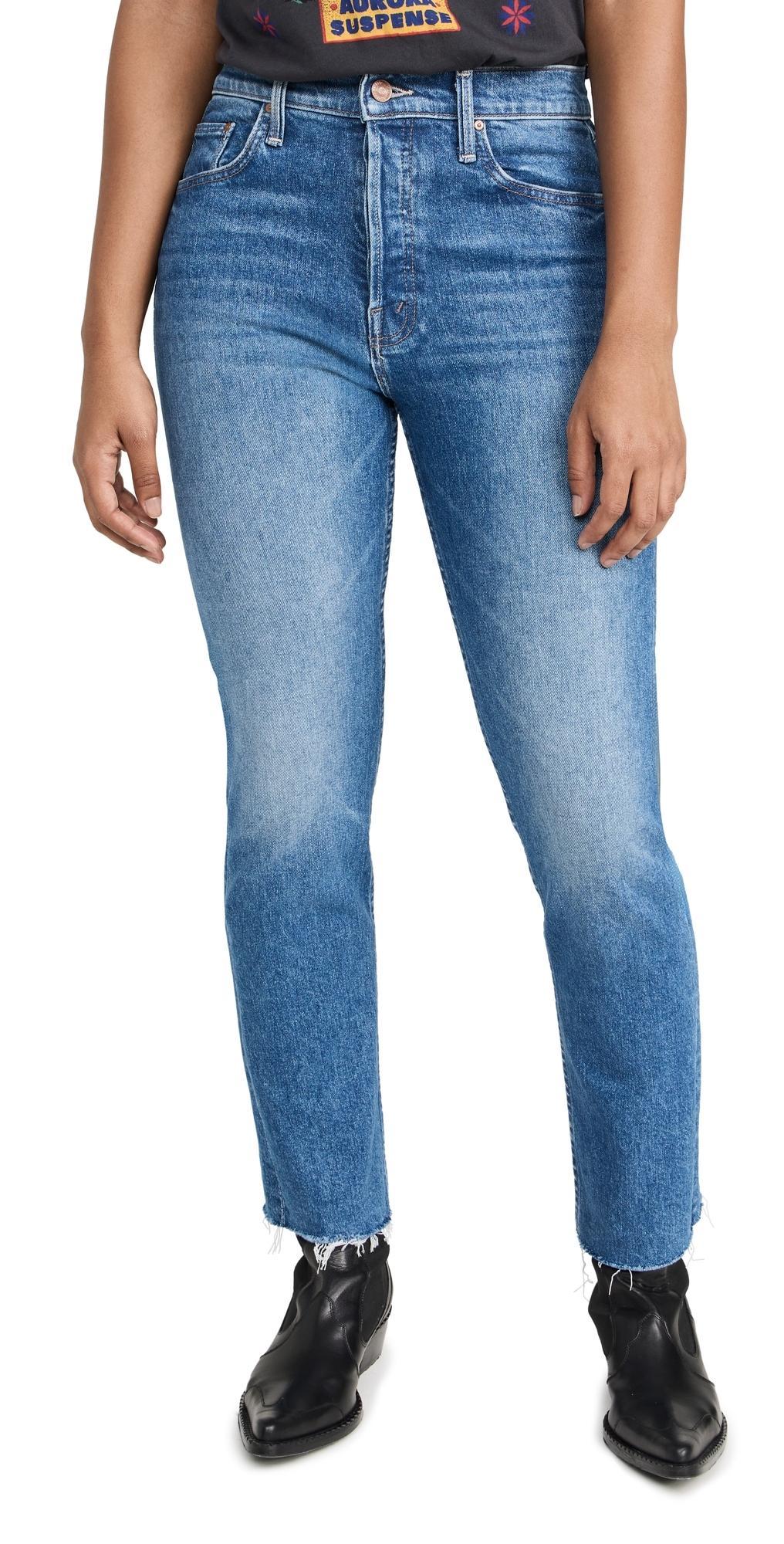 Womens Tripper High-Rise Straight-Leg Jeans Product Image
