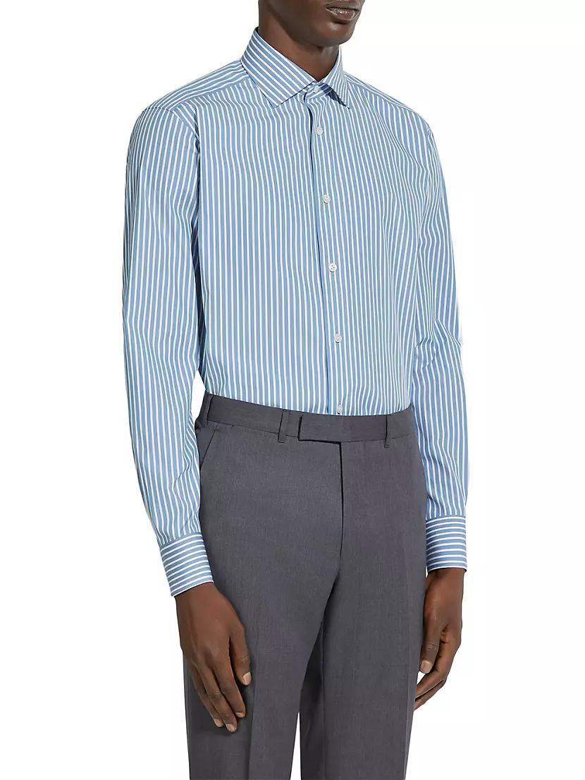 Centoventimila Macro-Striped Cotton Shirt Product Image