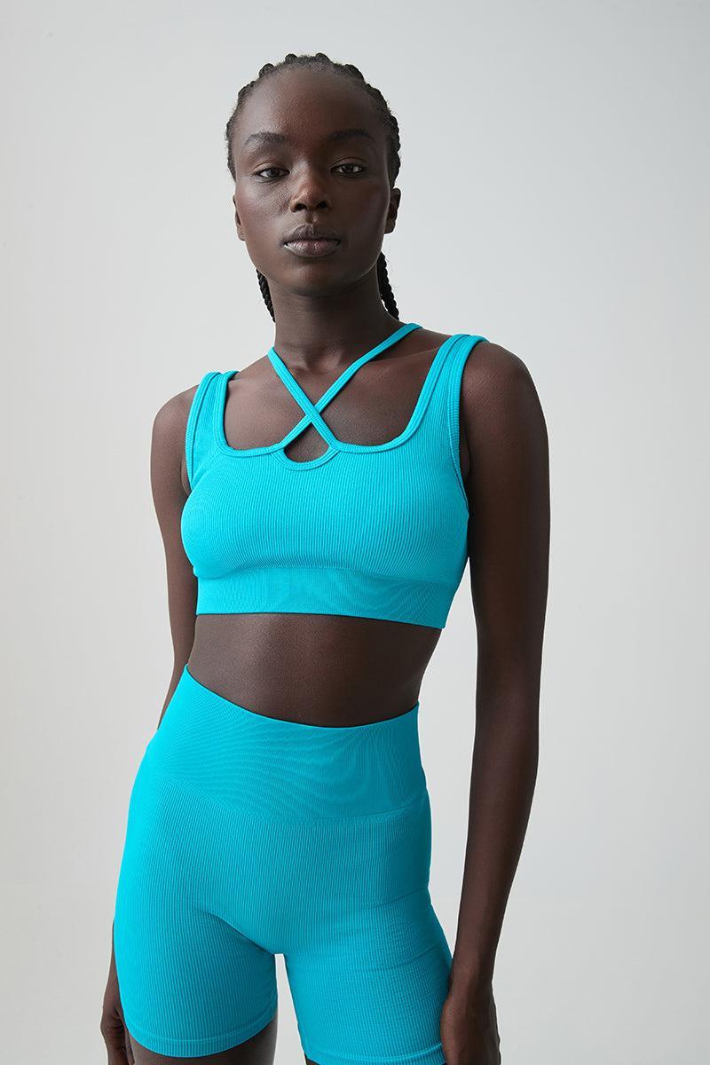 Seamless Crossover Bra 398 Product Image