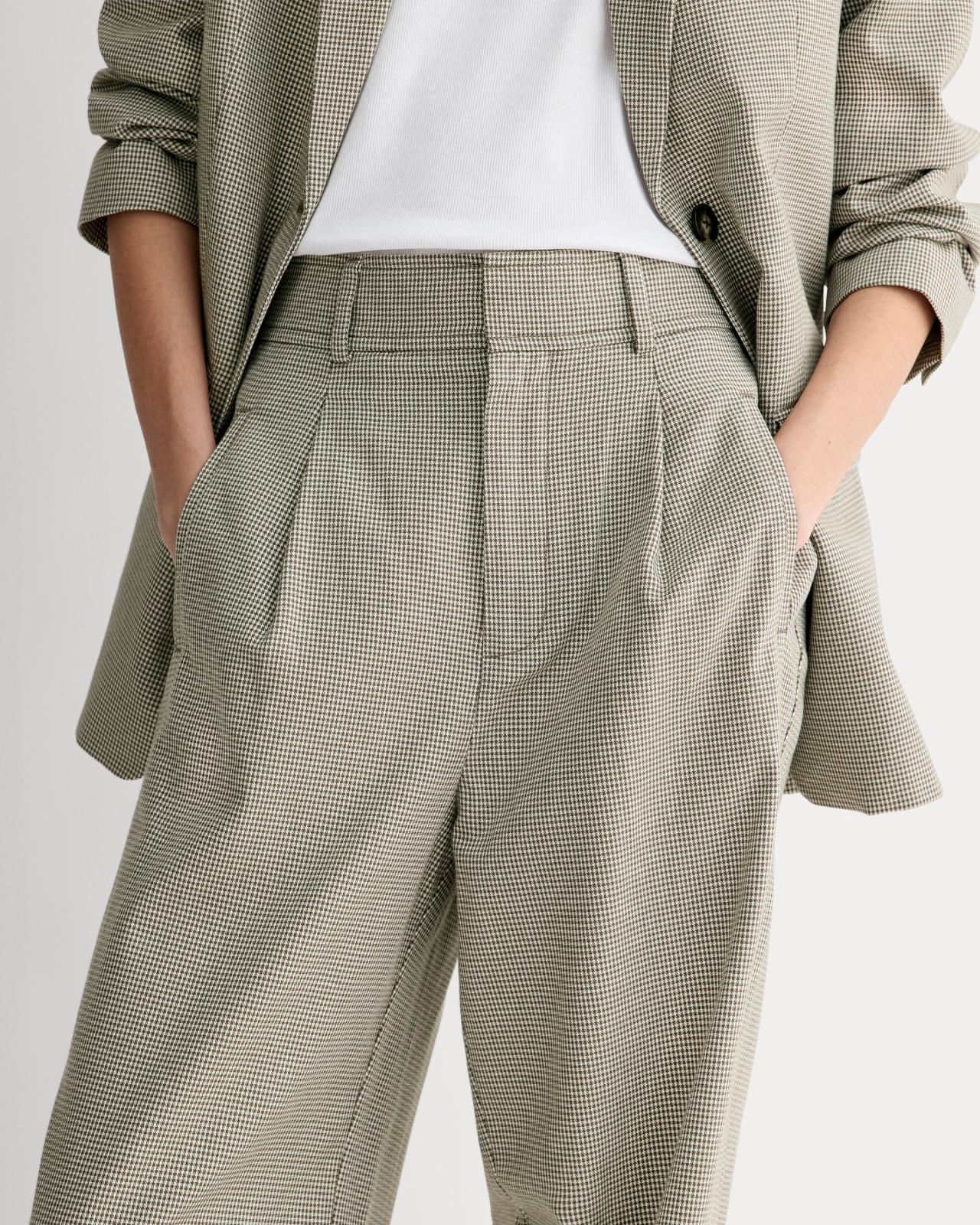 The Draper Pleated Pant in Buttersmooth Product Image