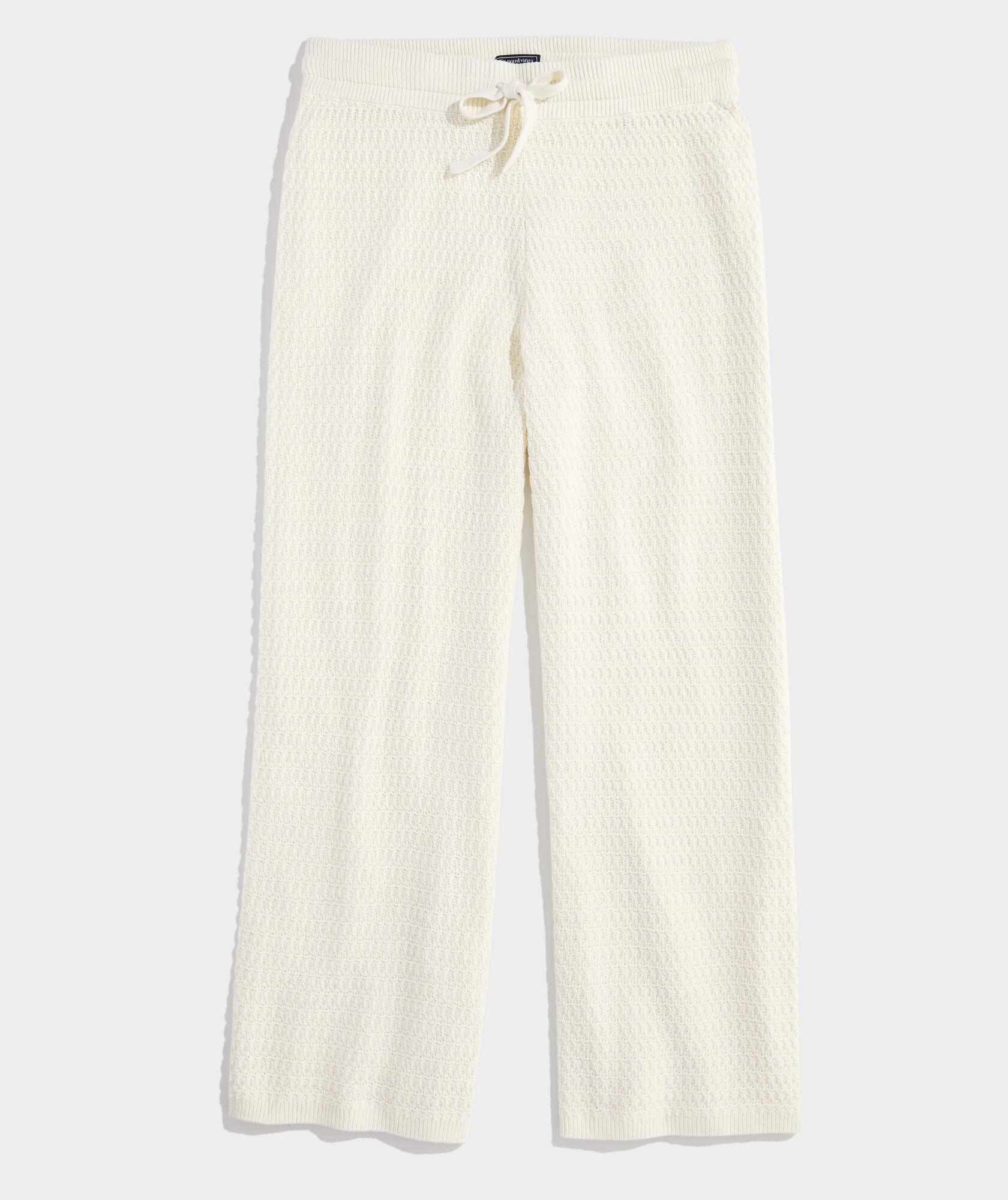 Crochet Wide Leg Pants Product Image