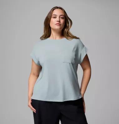 Columbia Womens Daniela Falls Short Sleeve Shirt - Plus Size- Product Image