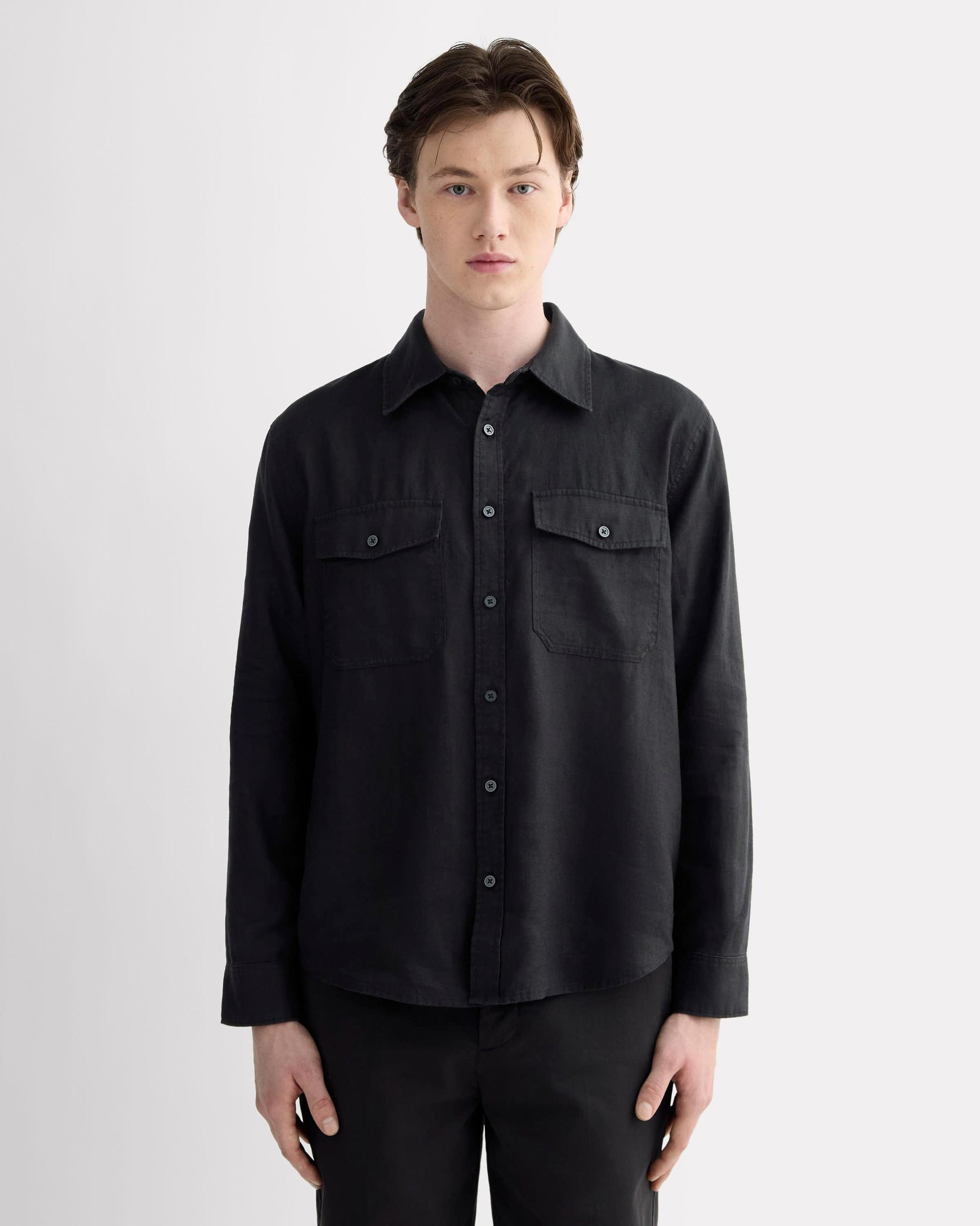 The Linen Utility Shirt Product Image