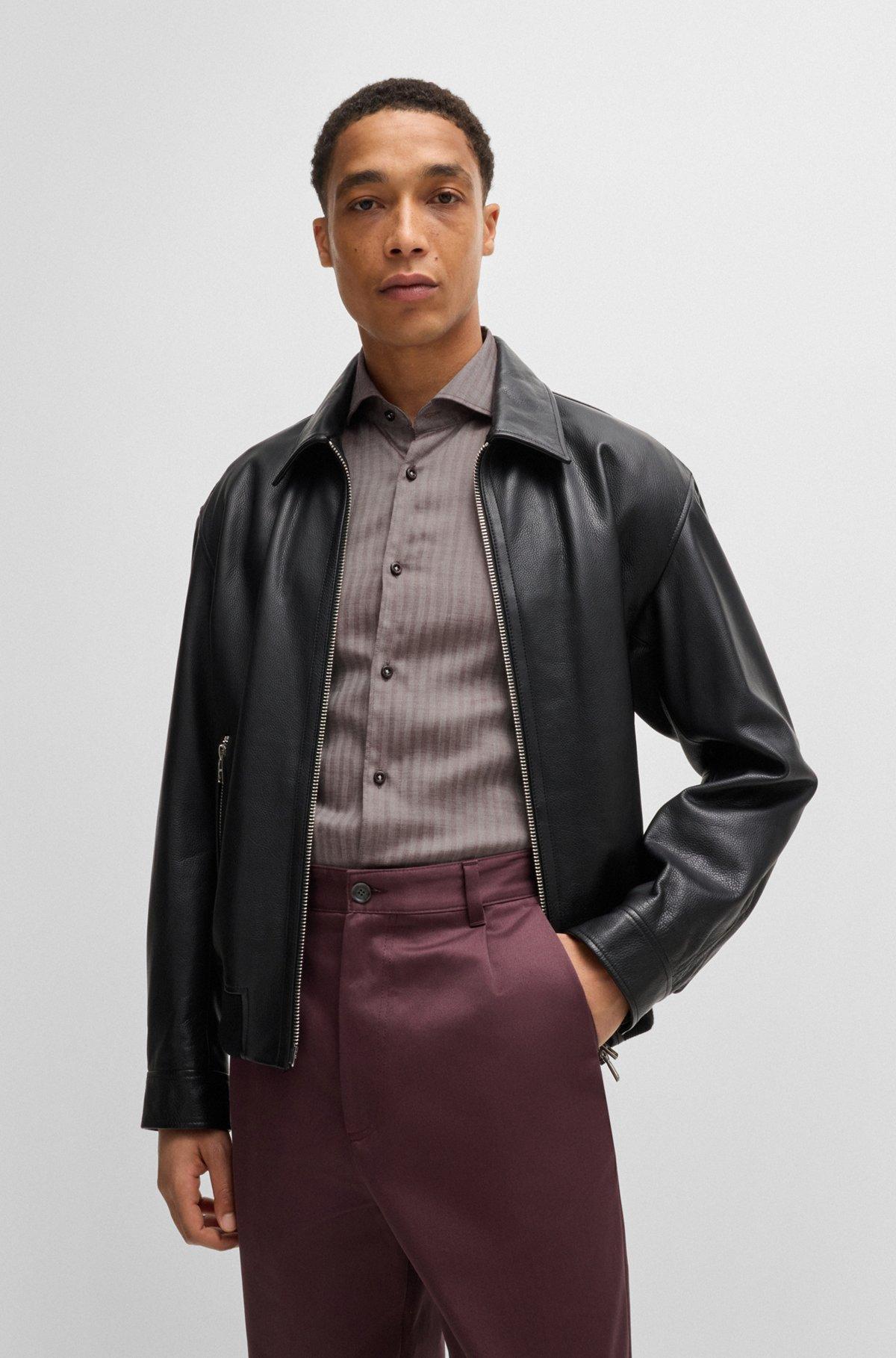 Casual-fit shirt in herringbone twill Product Image