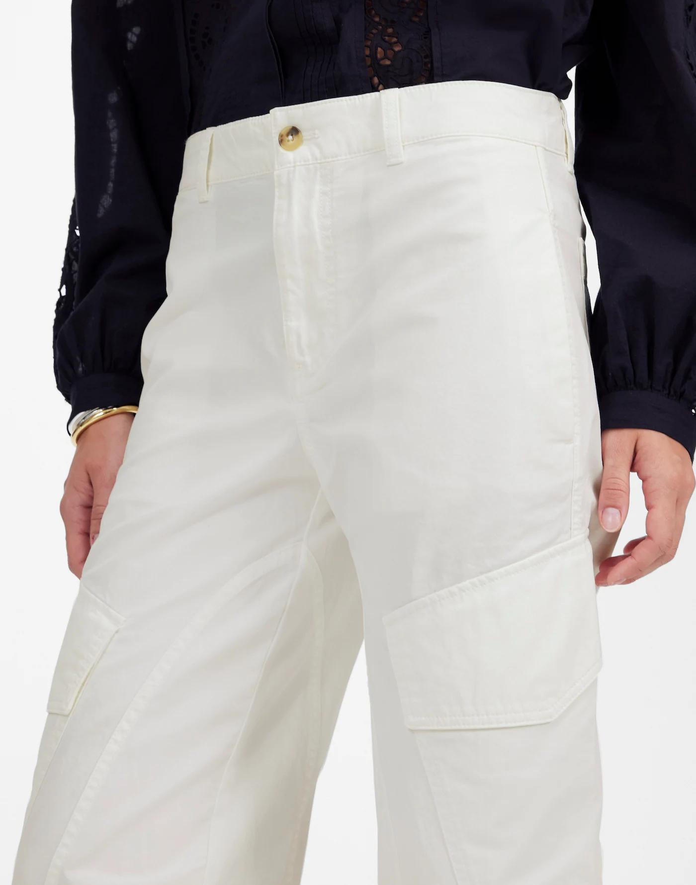 The Barrel-Leg Utility Pant in Garment-Dyed Twill Product Image