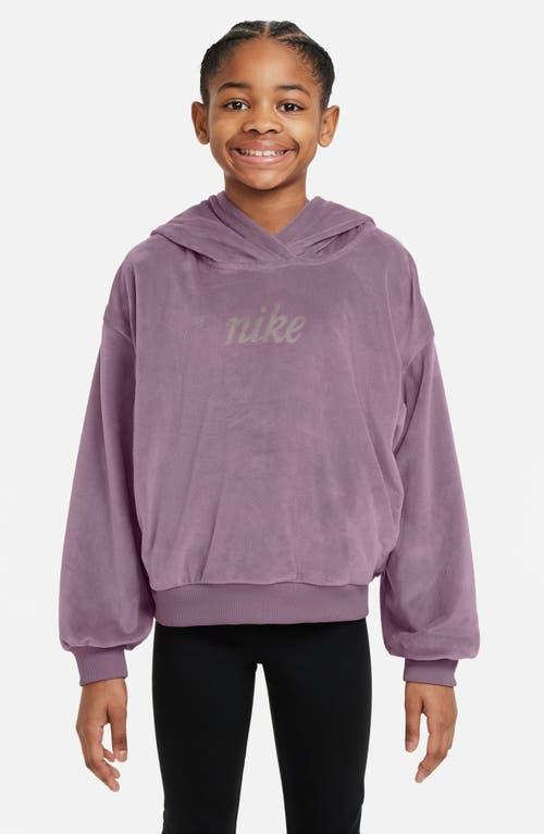 Nike Kids' Sportswear Hoodie in Plum Dust/Platinum Violet at Nordstrom, Size Xs Product Image