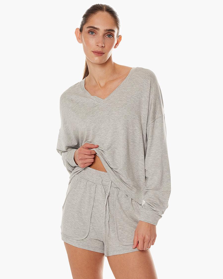 Matinée de Tennis Short - Heather Grey Product Image