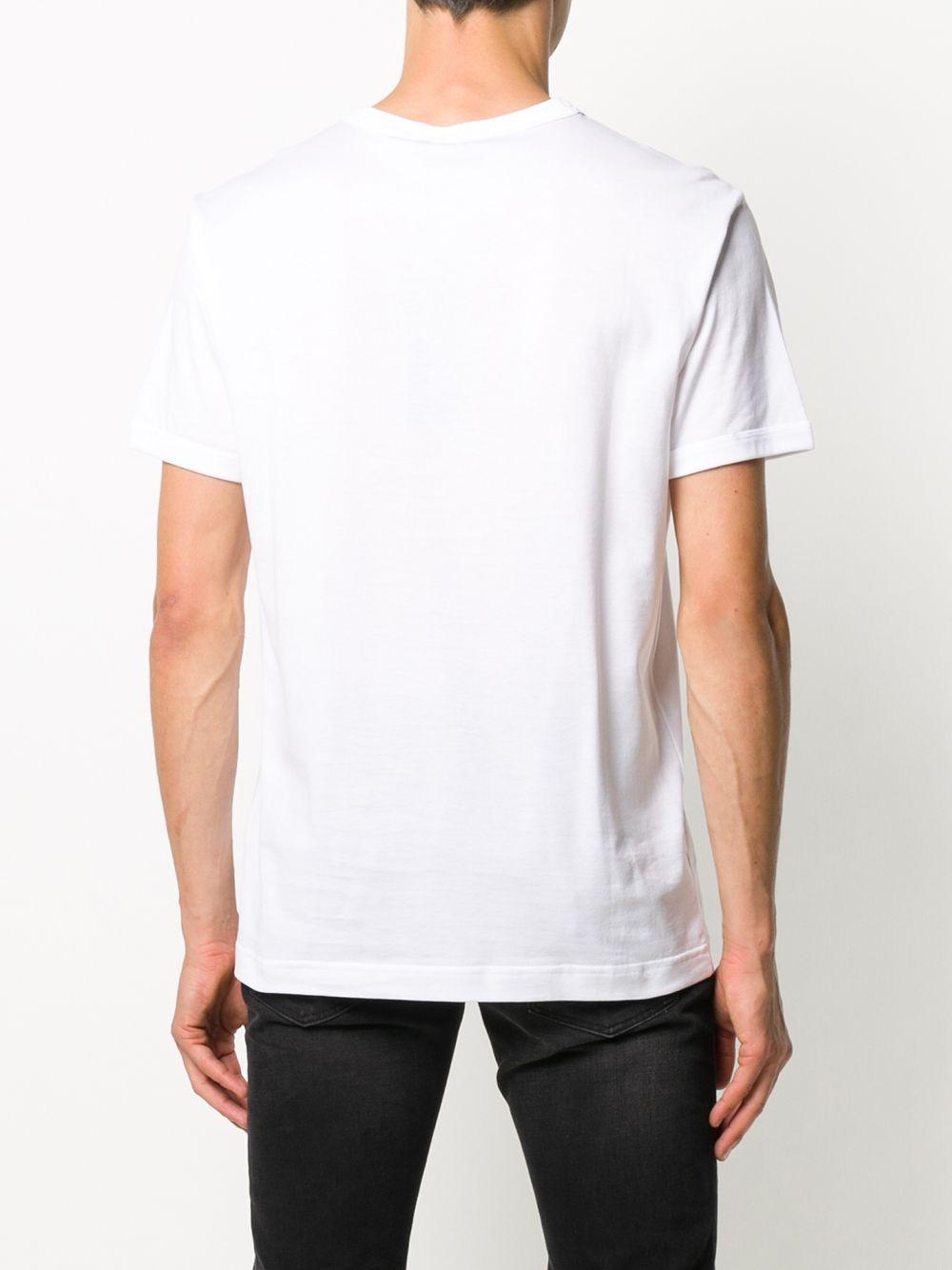 embroidered cotton T-shirt Product Image
