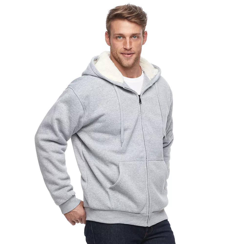 Men's Victory 40 Sherpa-Lined Fleece Jacket, Size: Large, Gray Product Image