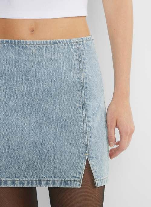 the 90s mini denim skirt Product Image