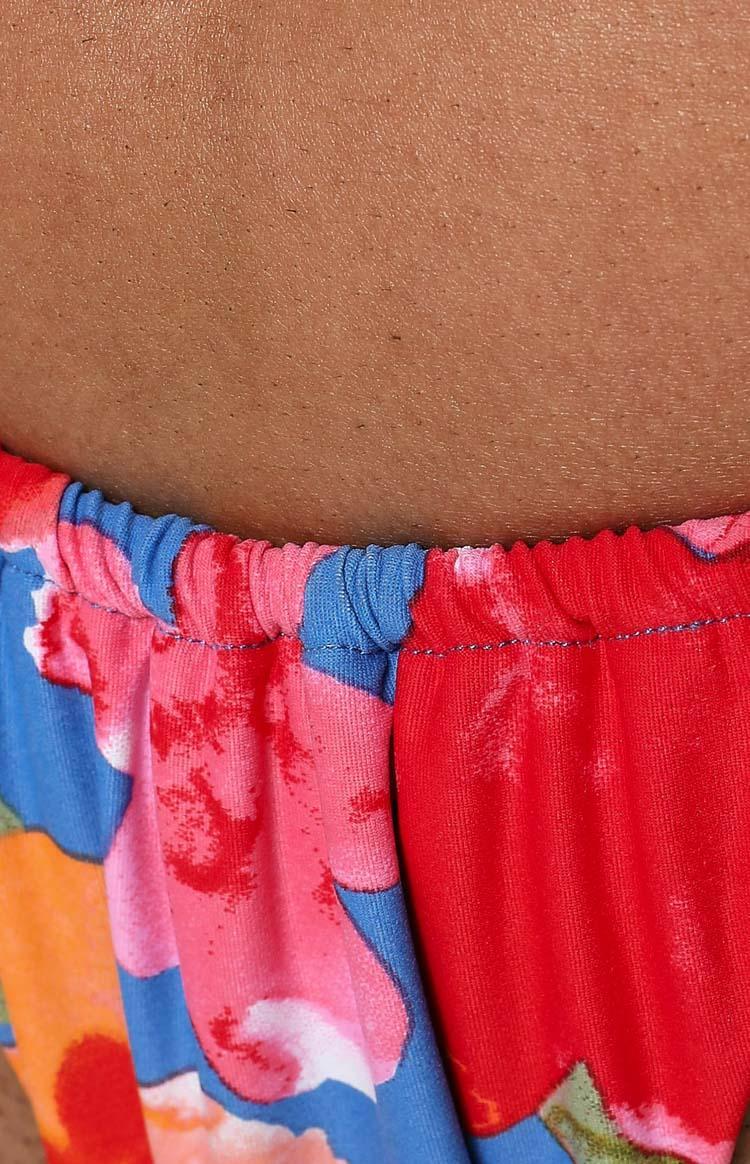 9.0 Swim Frankie Blue Floral Bikini Bottoms Product Image