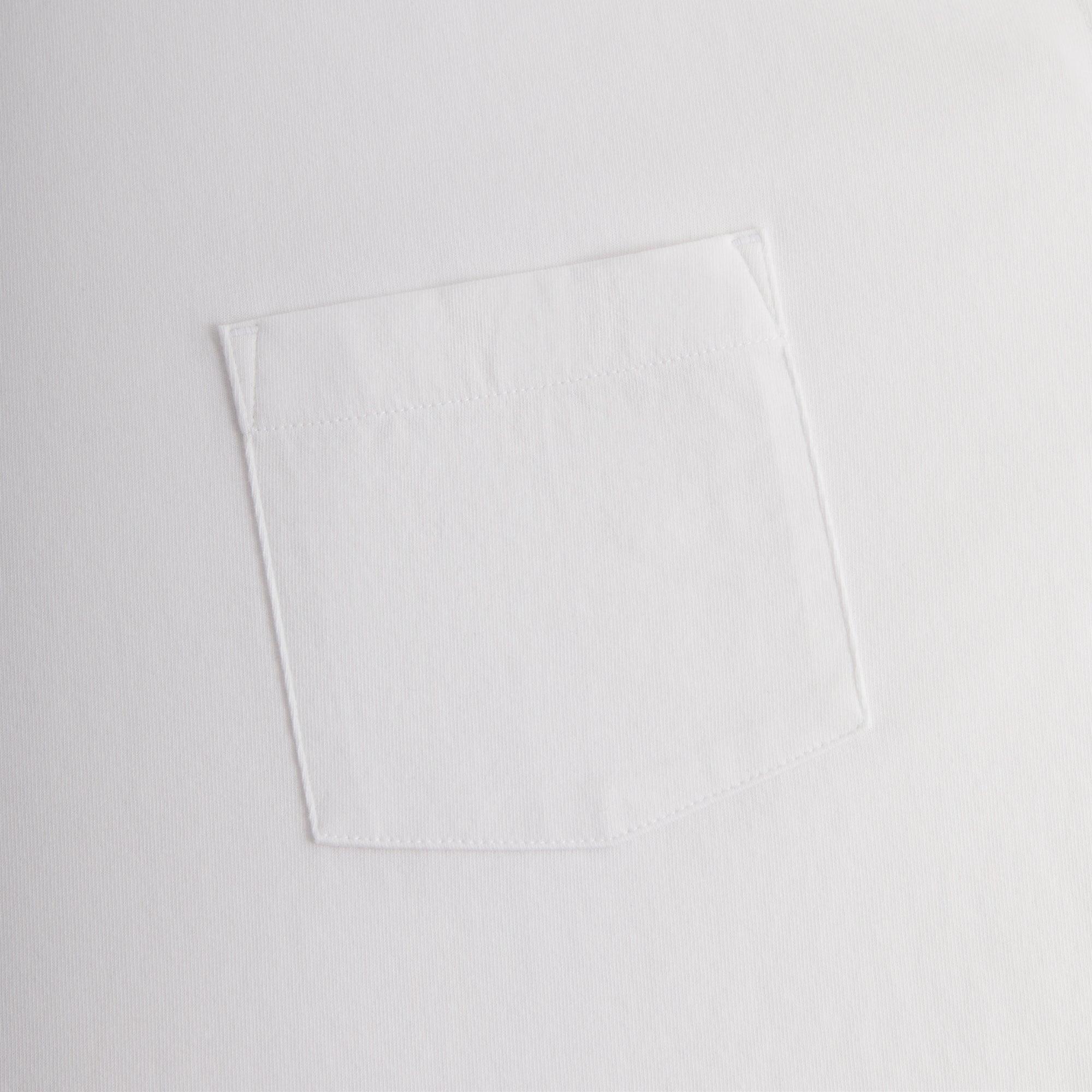 Kith Long Sleeve Leonard Pocket Tee - White Male Product Image