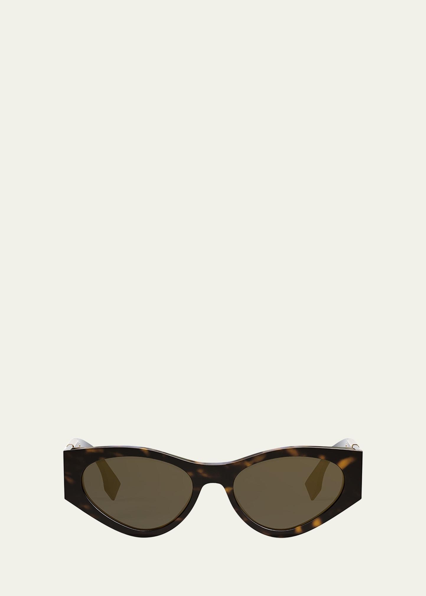 FENDI Womens OLock 54mm Cat Eye Sunglasses Product Image