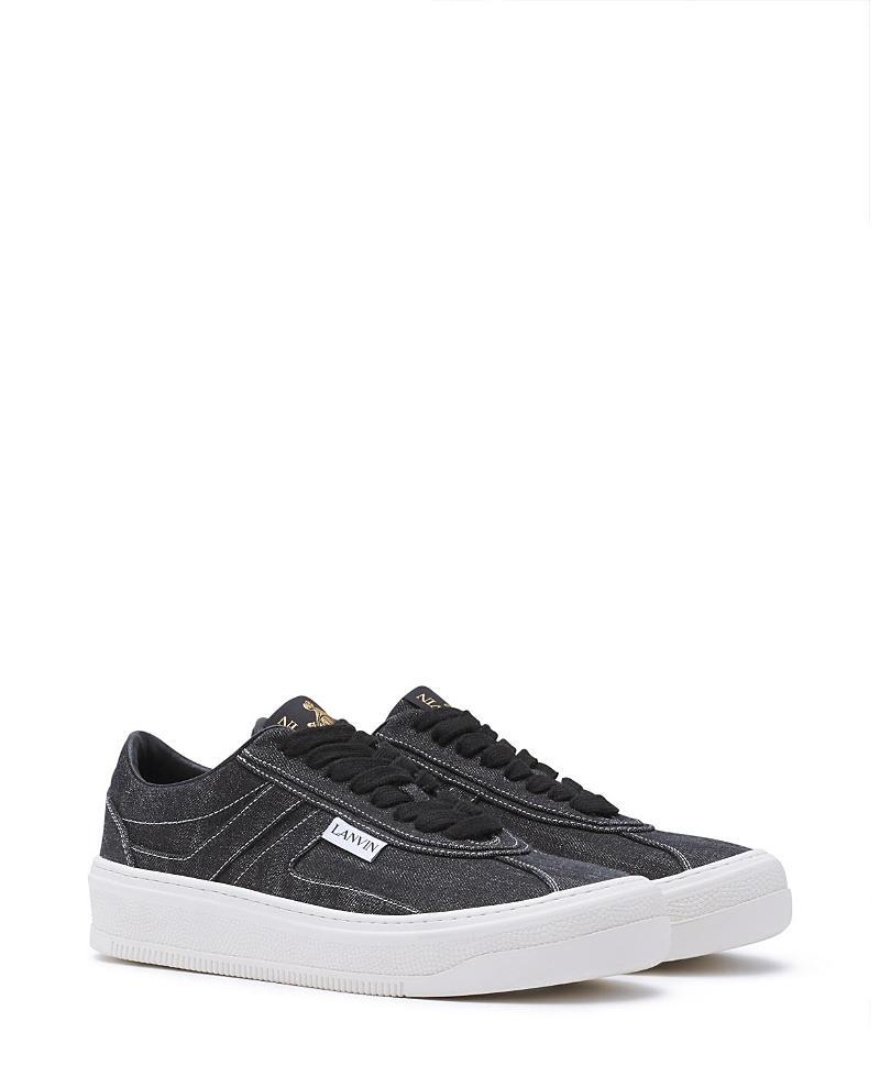 Mens Cash Sneakers in Denim Product Image