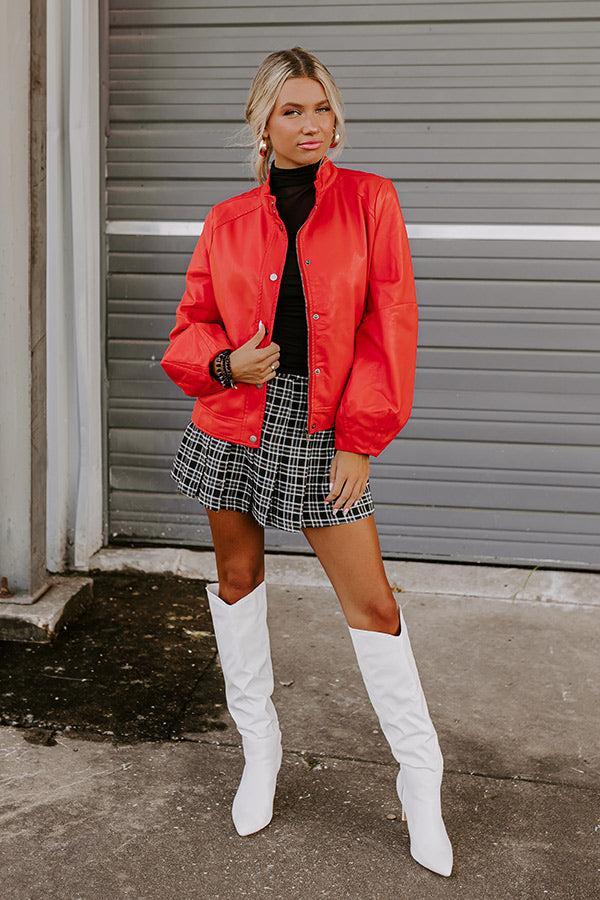 Venture Out Faux Leather Jacket Product Image